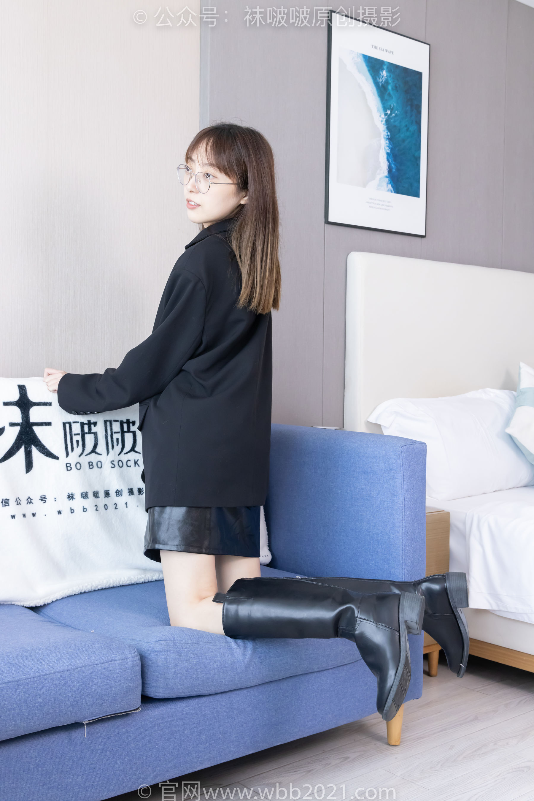 BoBoSocks袜啵啵 No.486 稚予 - 长靴、黑网袜、裸足、裸足踩奶油蛋糕 踩完蛋糕泡脚剧情/(149P)