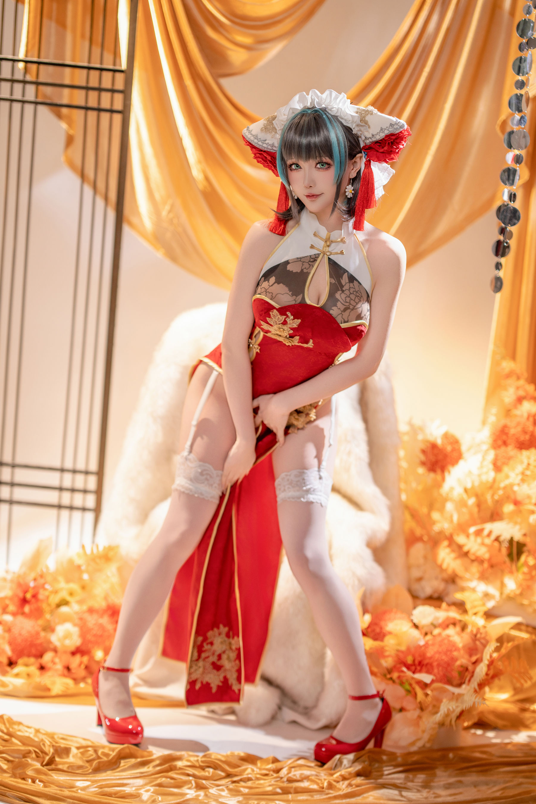 Coser小姐姐 星之迟迟 - 碧蓝航线 柴郡/(23P)