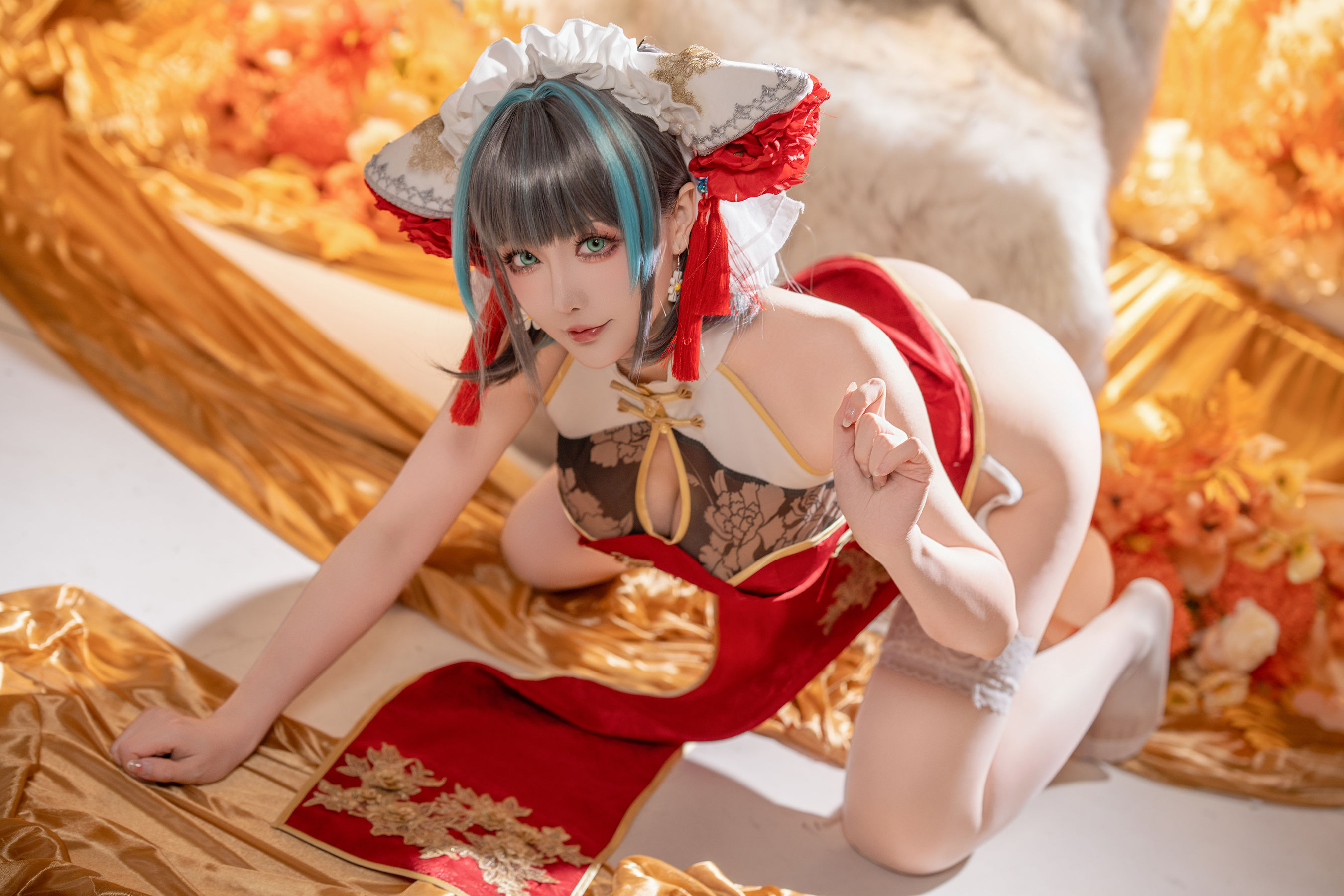 Coser小姐姐 星之迟迟 - 碧蓝航线 柴郡/(23P)