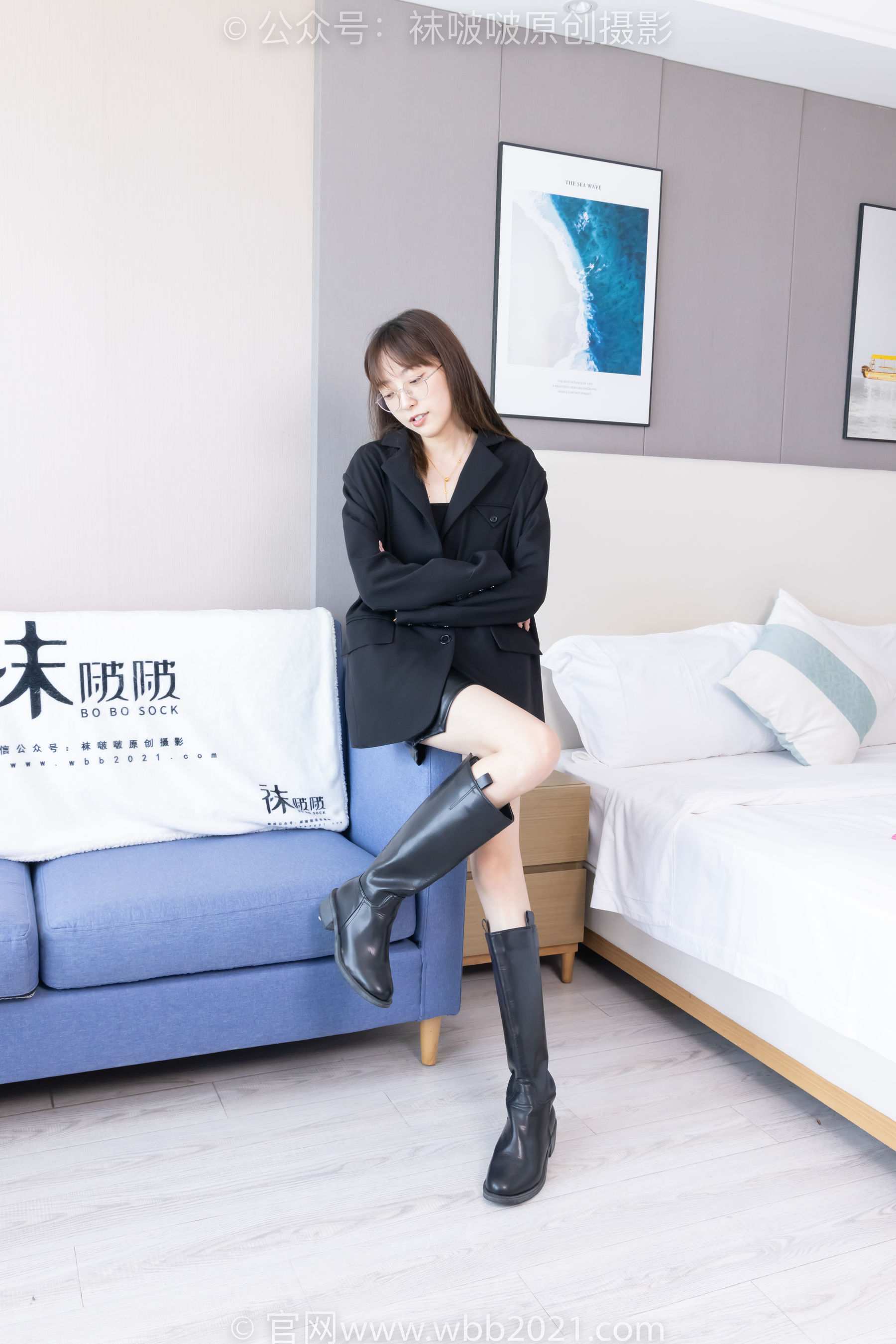 BoBoSocks袜啵啵 No.486 稚予 - 长靴、黑网袜、裸足、裸足踩奶油蛋糕 踩完蛋糕泡脚剧情/(149P)
