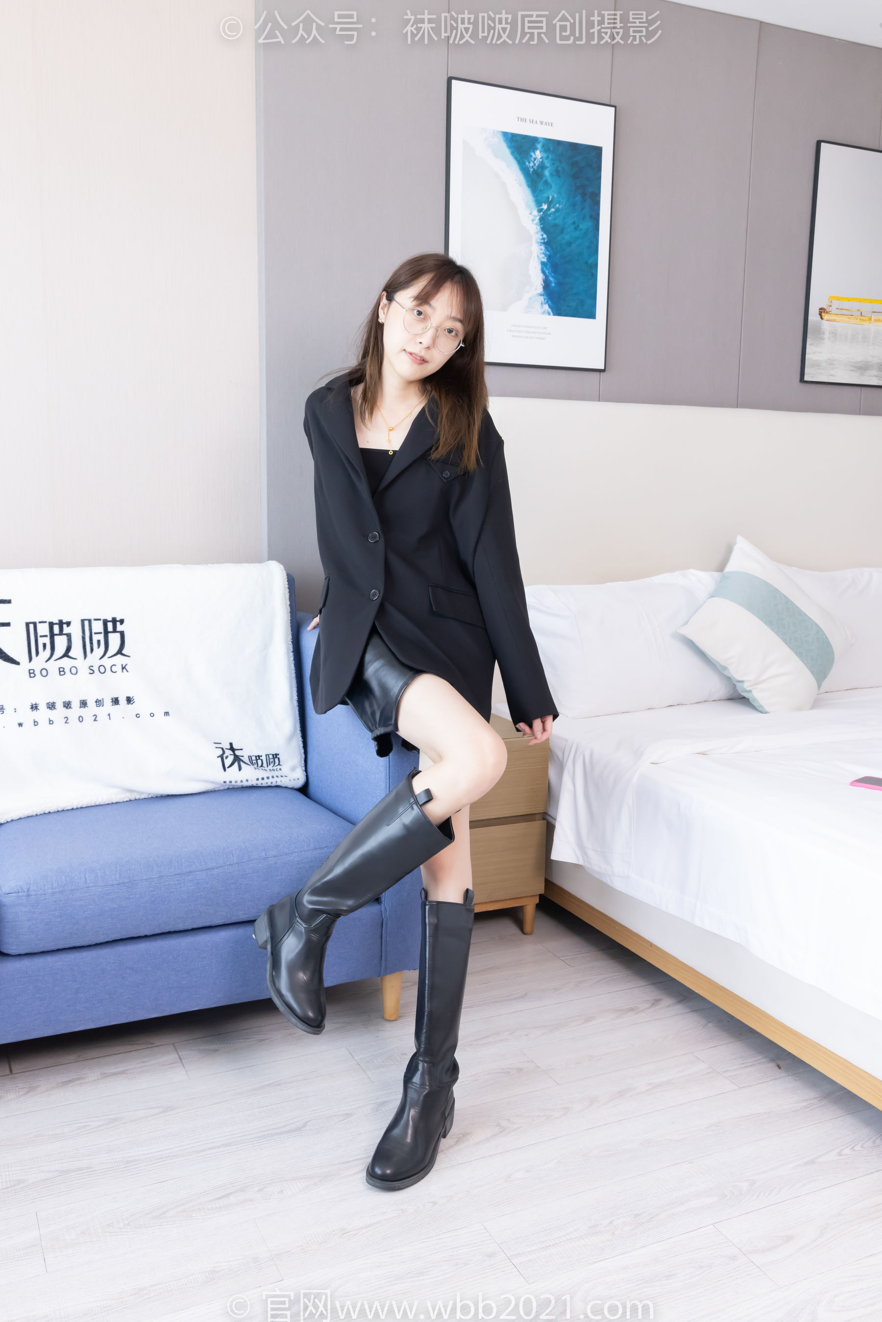 BoBoSocks袜啵啵 No.486 稚予 - 长靴、黑网袜、裸足、裸足踩奶油蛋糕 踩完蛋糕泡脚剧情/(149P)