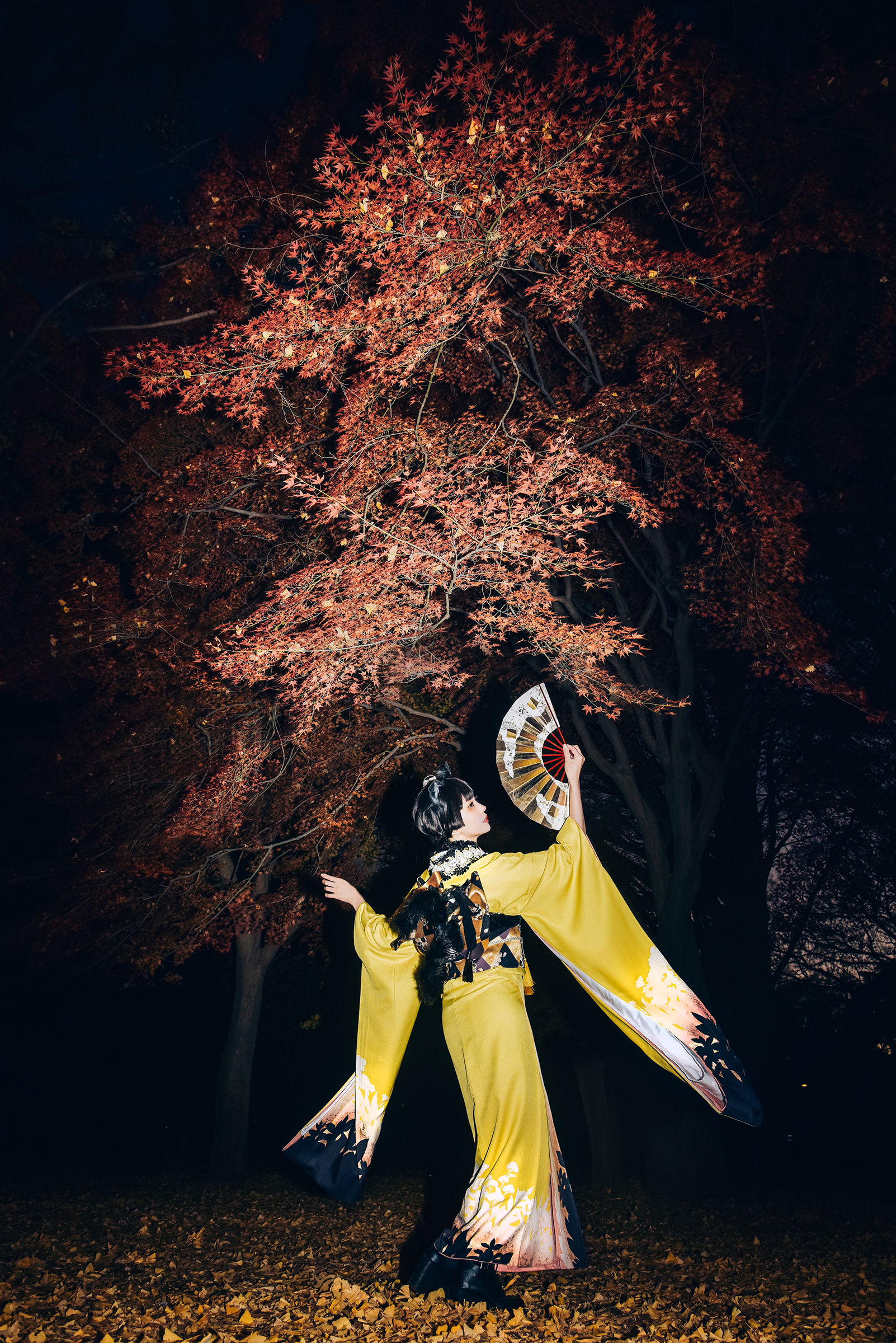 Ely_eee (ElyEE子) - Ginkgo Black Cat 銀杏黑貓/(23P)