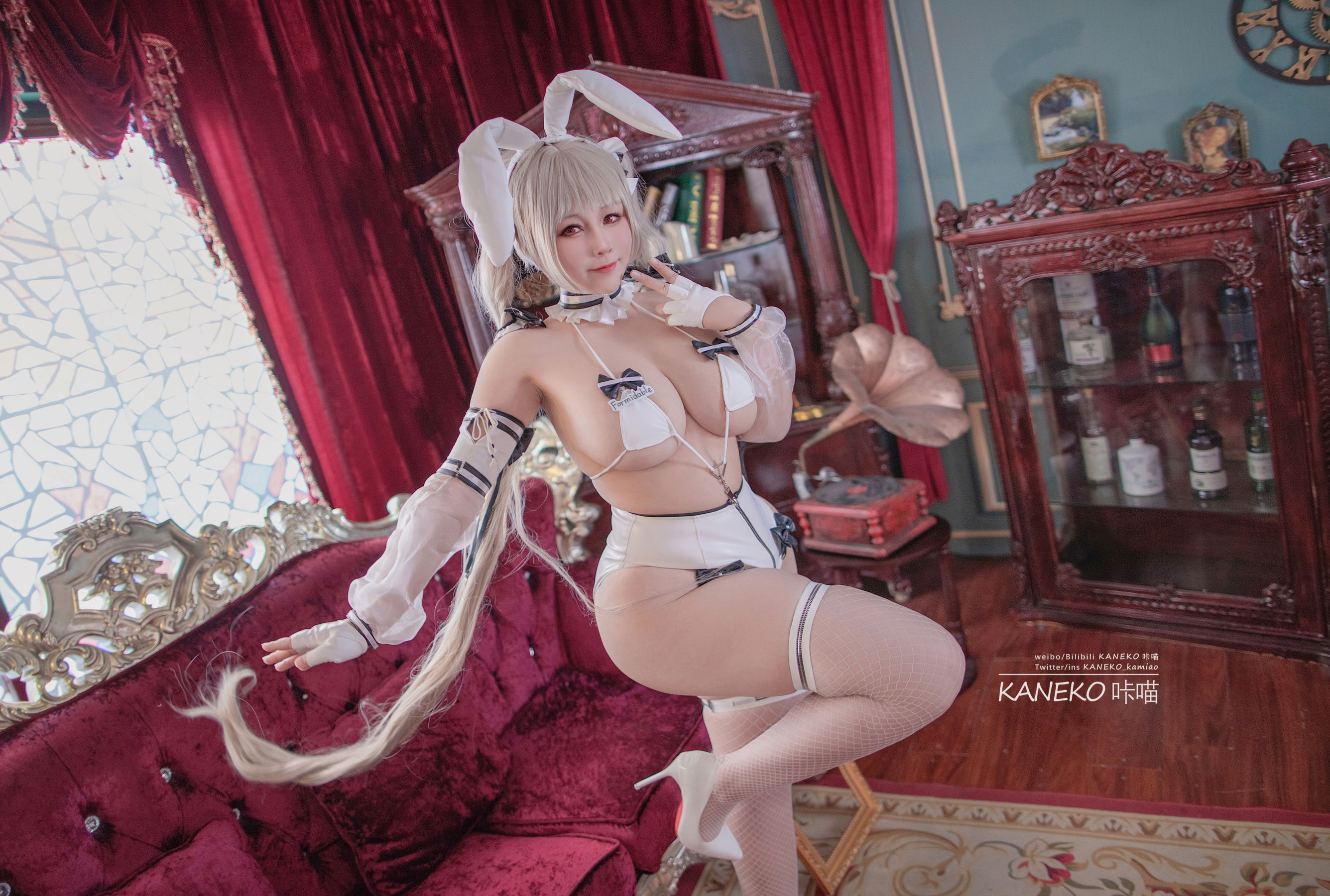 KANEKO_咔喵 - 碧蓝航线 可畏兔女郎/(44P)