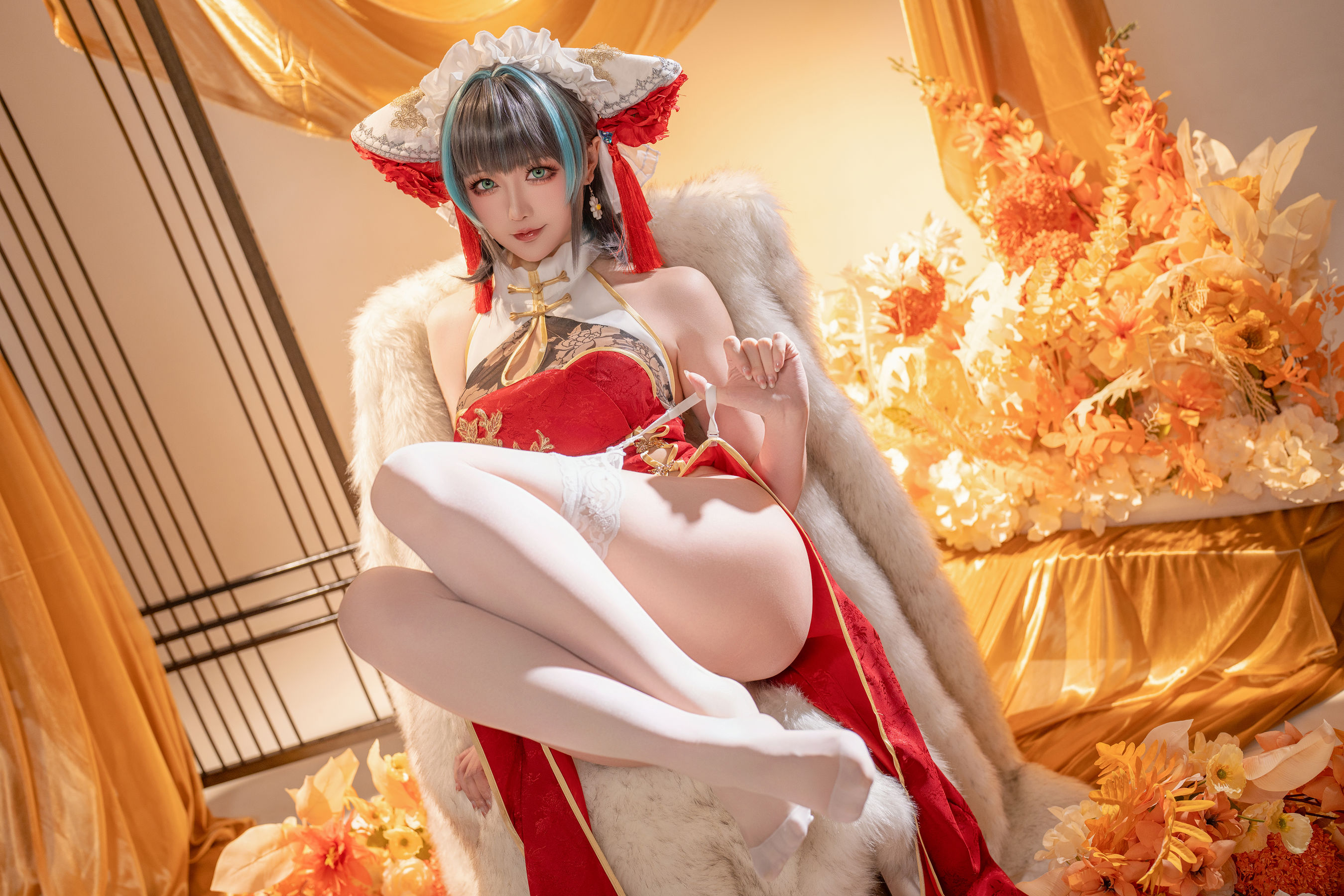 Coser小姐姐 星之迟迟 - 碧蓝航线 柴郡/(23P)