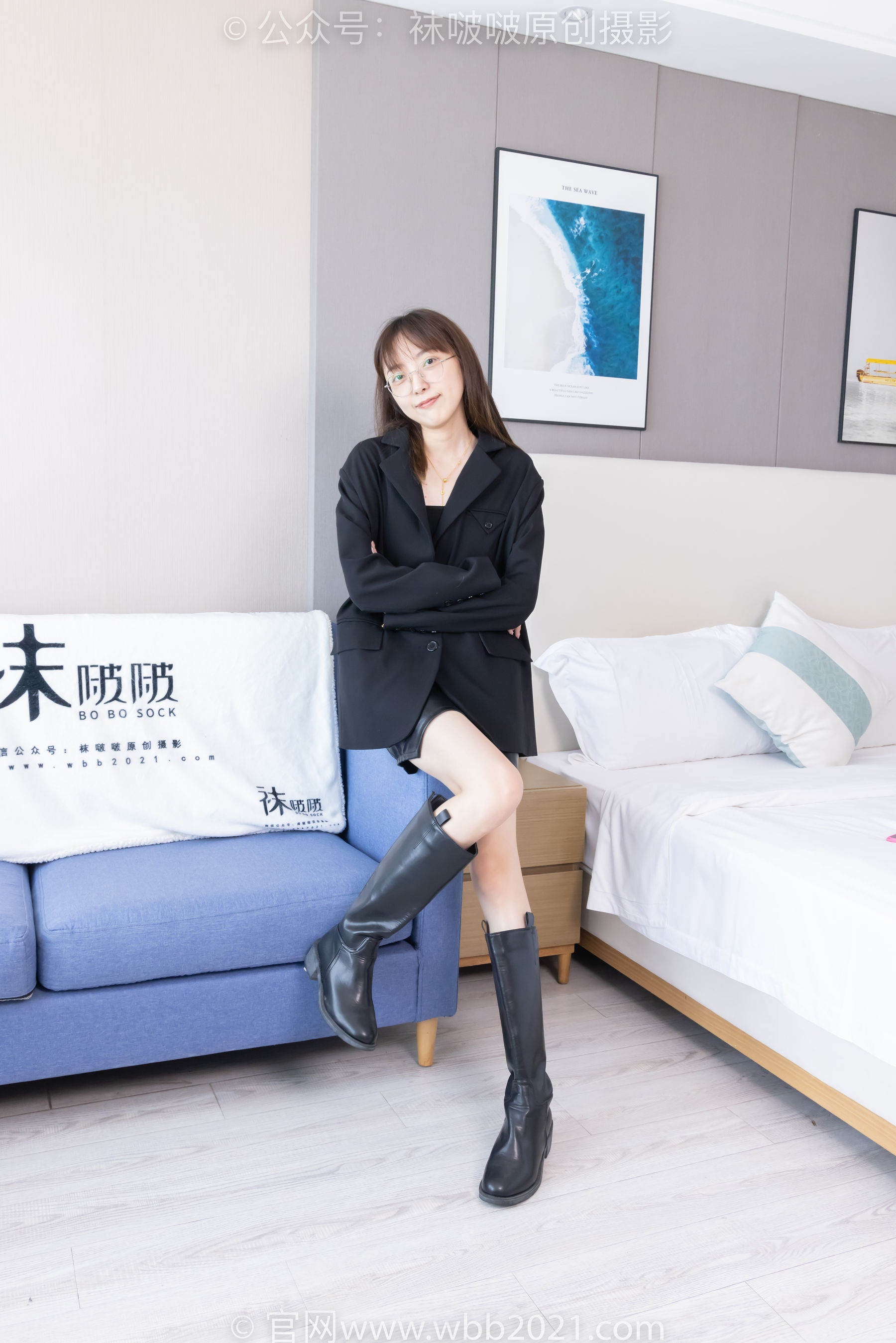 BoBoSocks袜啵啵 No.486 稚予 - 长靴、黑网袜、裸足、裸足踩奶油蛋糕 踩完蛋糕泡脚剧情/(149P)