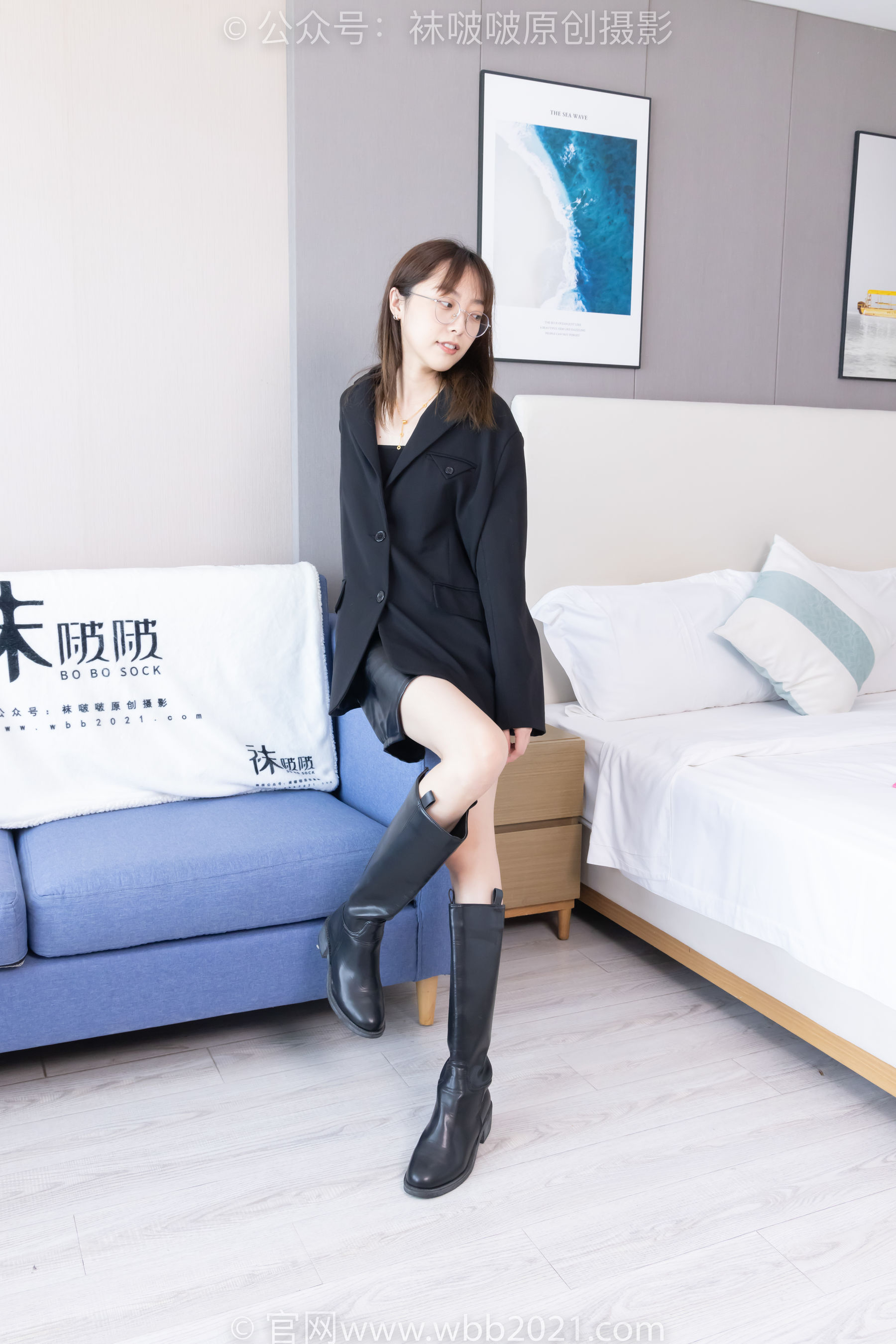 BoBoSocks袜啵啵 No.486 稚予 - 长靴、黑网袜、裸足、裸足踩奶油蛋糕 踩完蛋糕泡脚剧情/(149P)