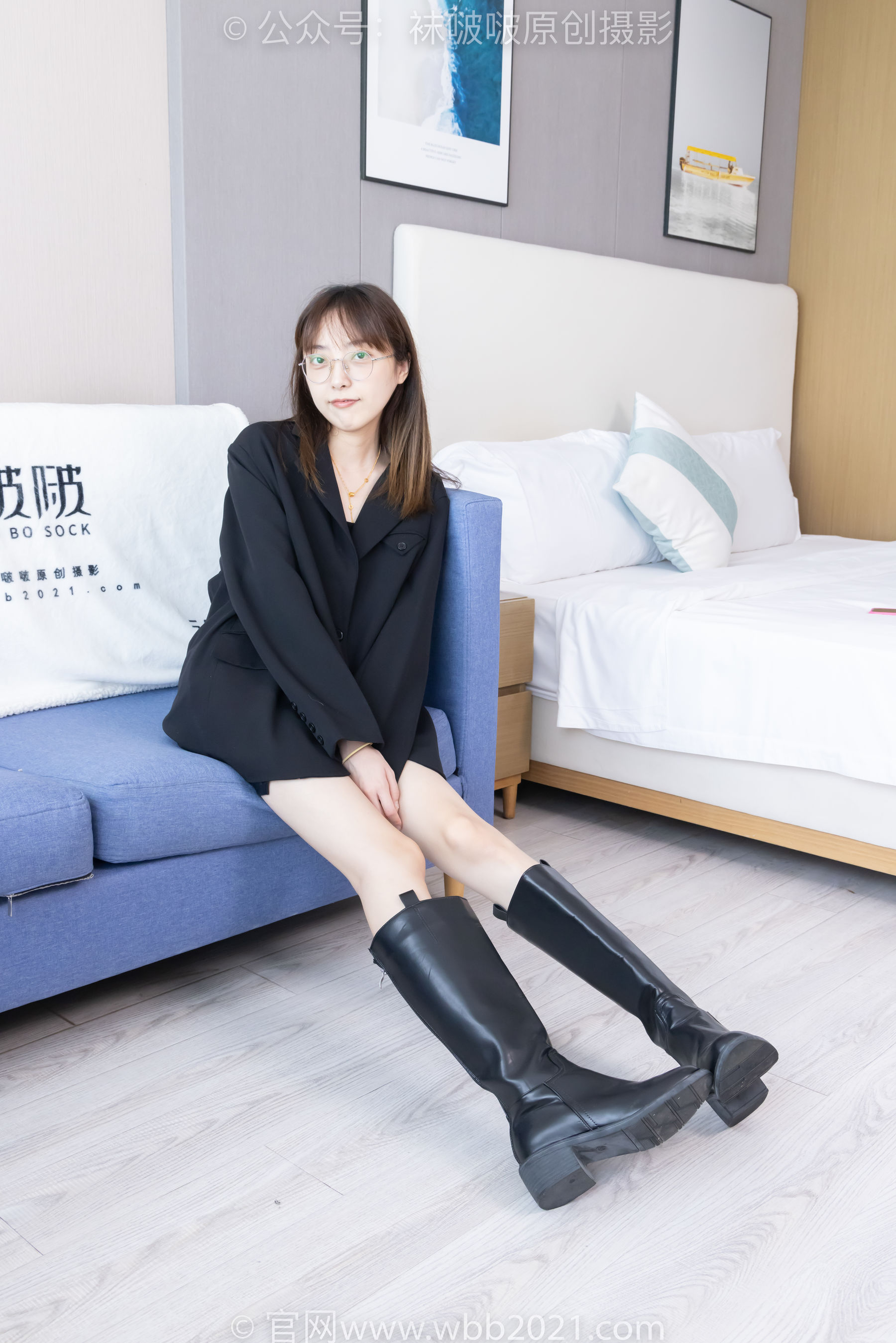BoBoSocks袜啵啵 No.486 稚予 - 长靴、黑网袜、裸足、裸足踩奶油蛋糕 踩完蛋糕泡脚剧情/(149P)
