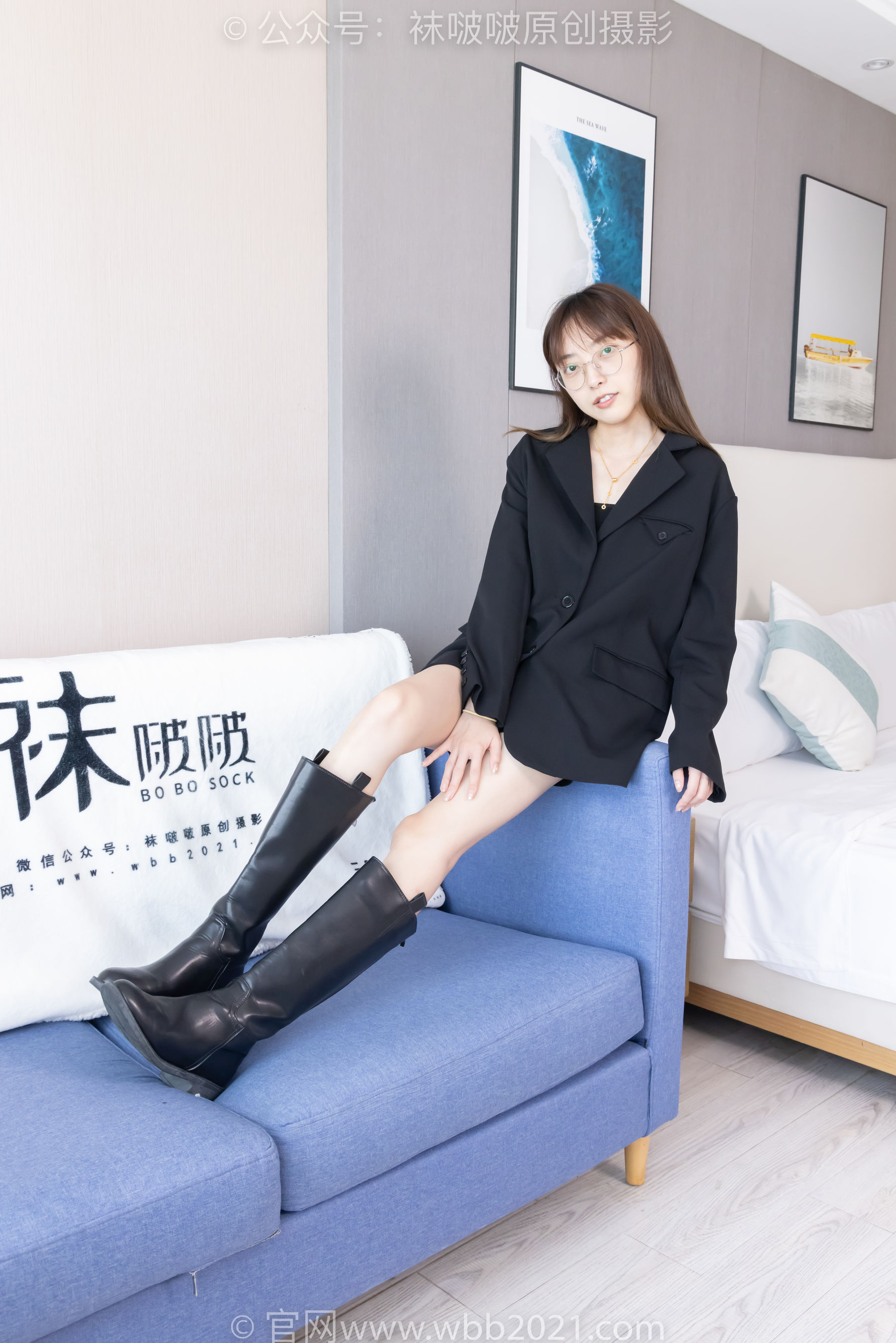 BoBoSocks袜啵啵 No.486 稚予 - 长靴、黑网袜、裸足、裸足踩奶油蛋糕 踩完蛋糕泡脚剧情/(149P)