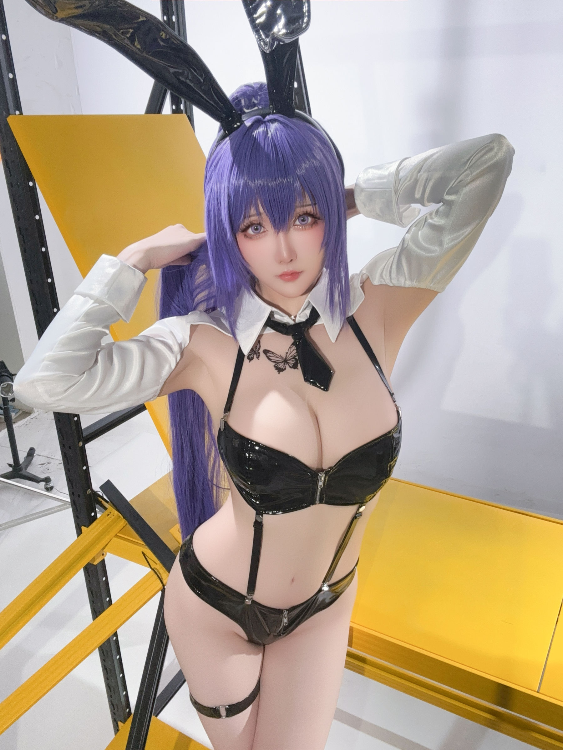 Coser小姐姐 星之迟迟 - 画师同人 尤娜兔女郎/(28P)
