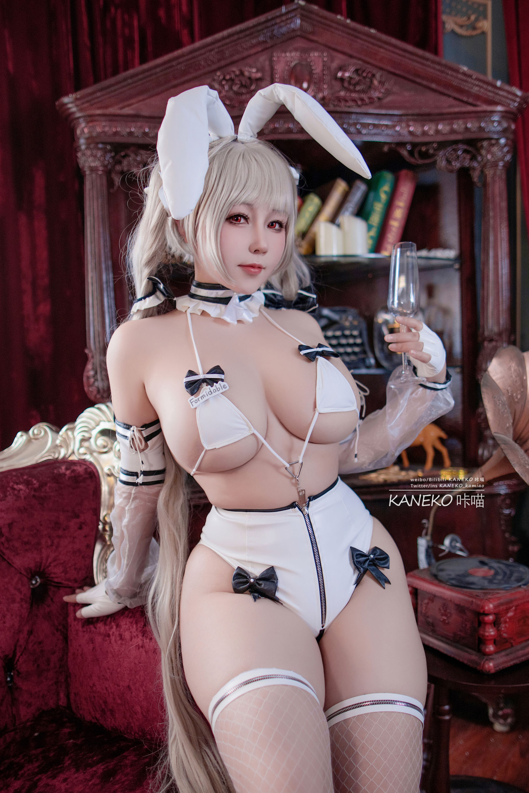 KANEKO_咔喵 - 碧蓝航线 可畏兔女郎/(44P)