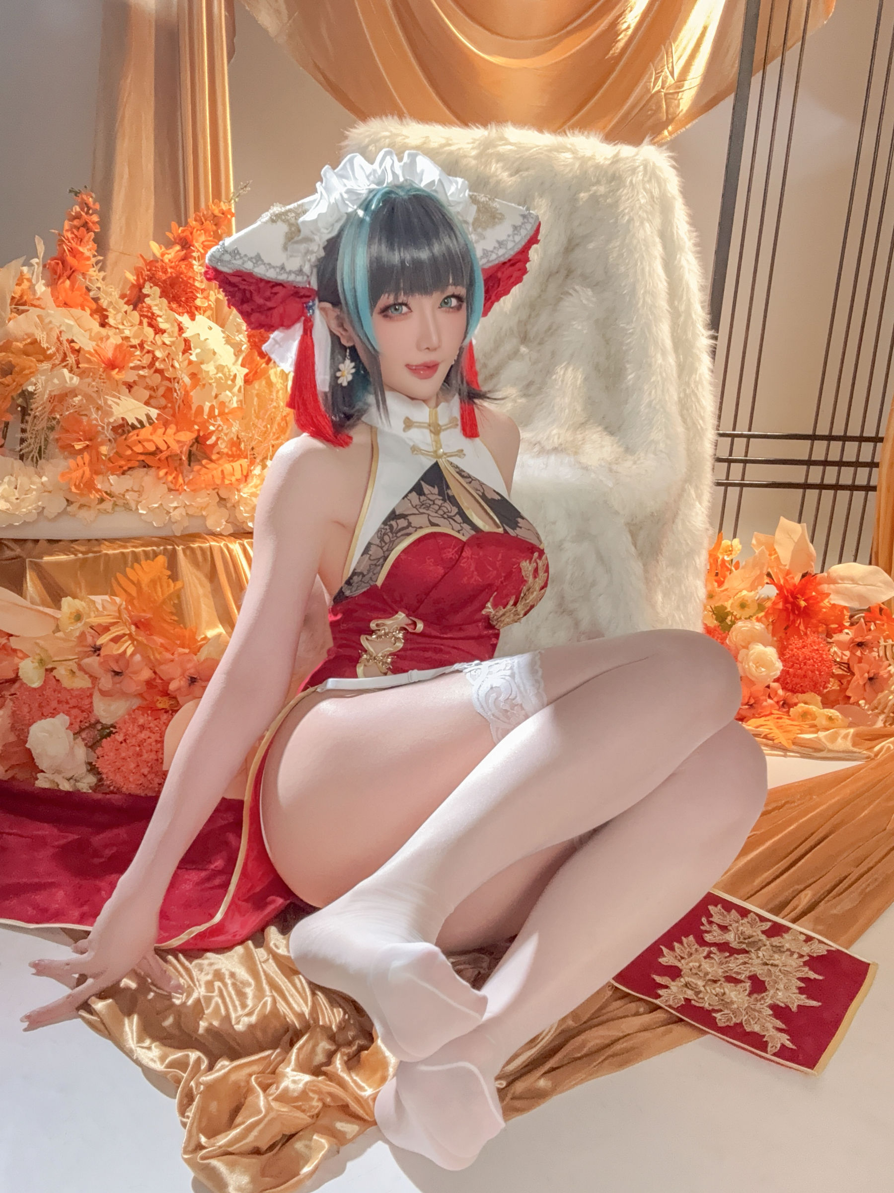 Coser小姐姐 星之迟迟 - 碧蓝航线 柴郡/(23P)