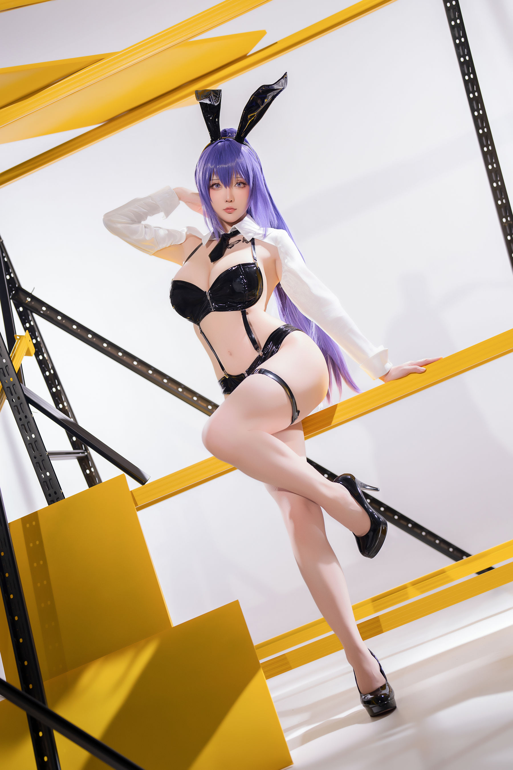 Coser小姐姐 星之迟迟 - 画师同人 尤娜兔女郎/(28P)