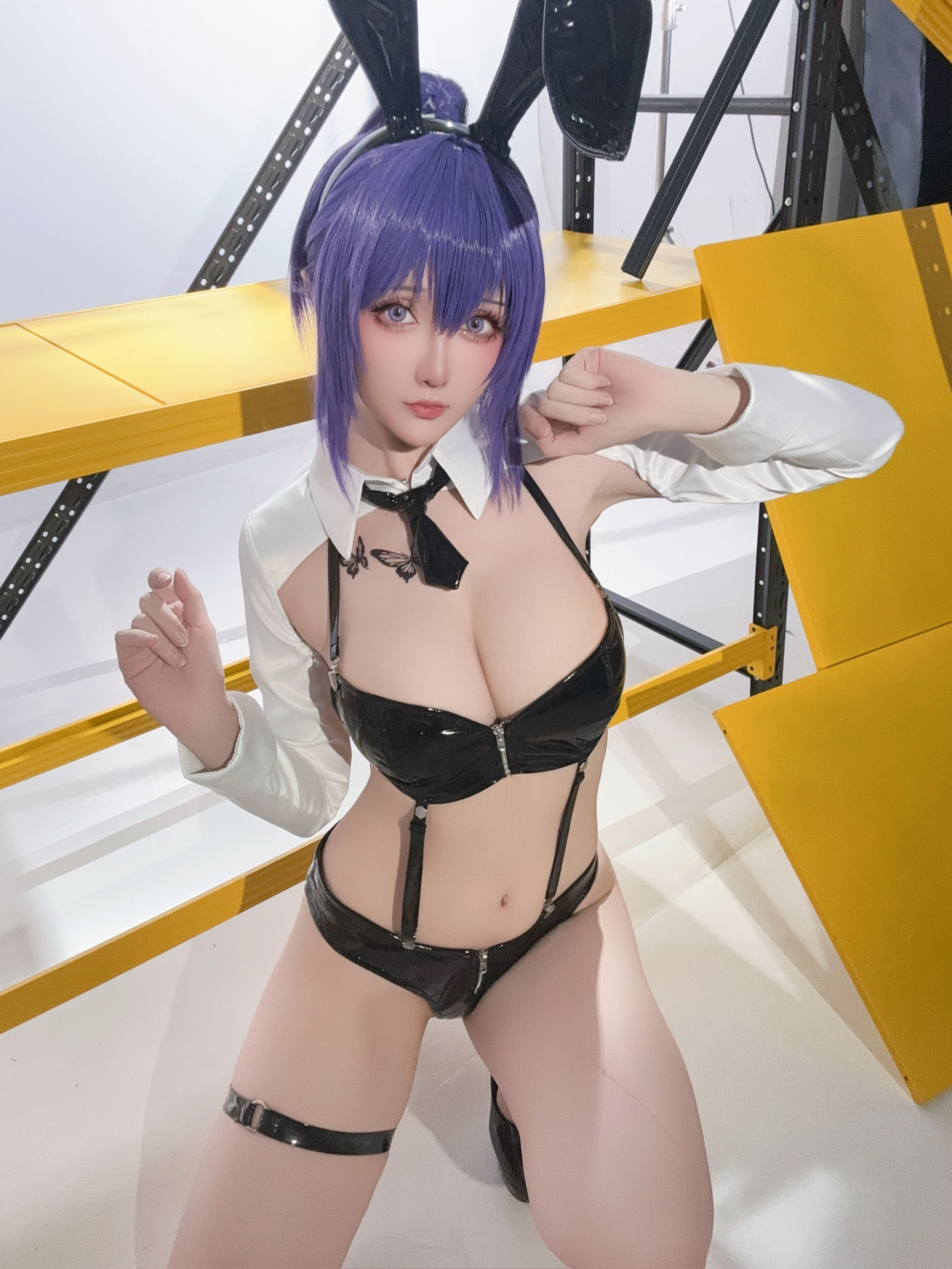 Coser小姐姐 星之迟迟 - 画师同人 尤娜兔女郎/(28P)