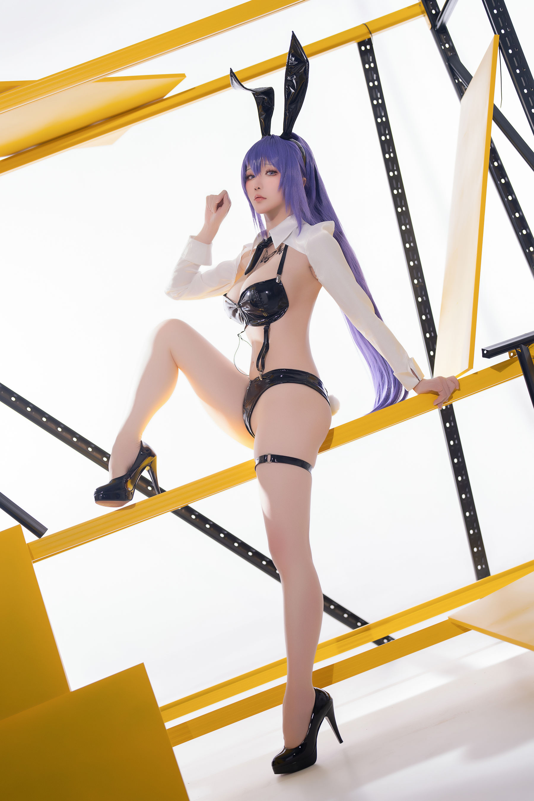 Coser小姐姐 星之迟迟 - 画师同人 尤娜兔女郎/(28P)