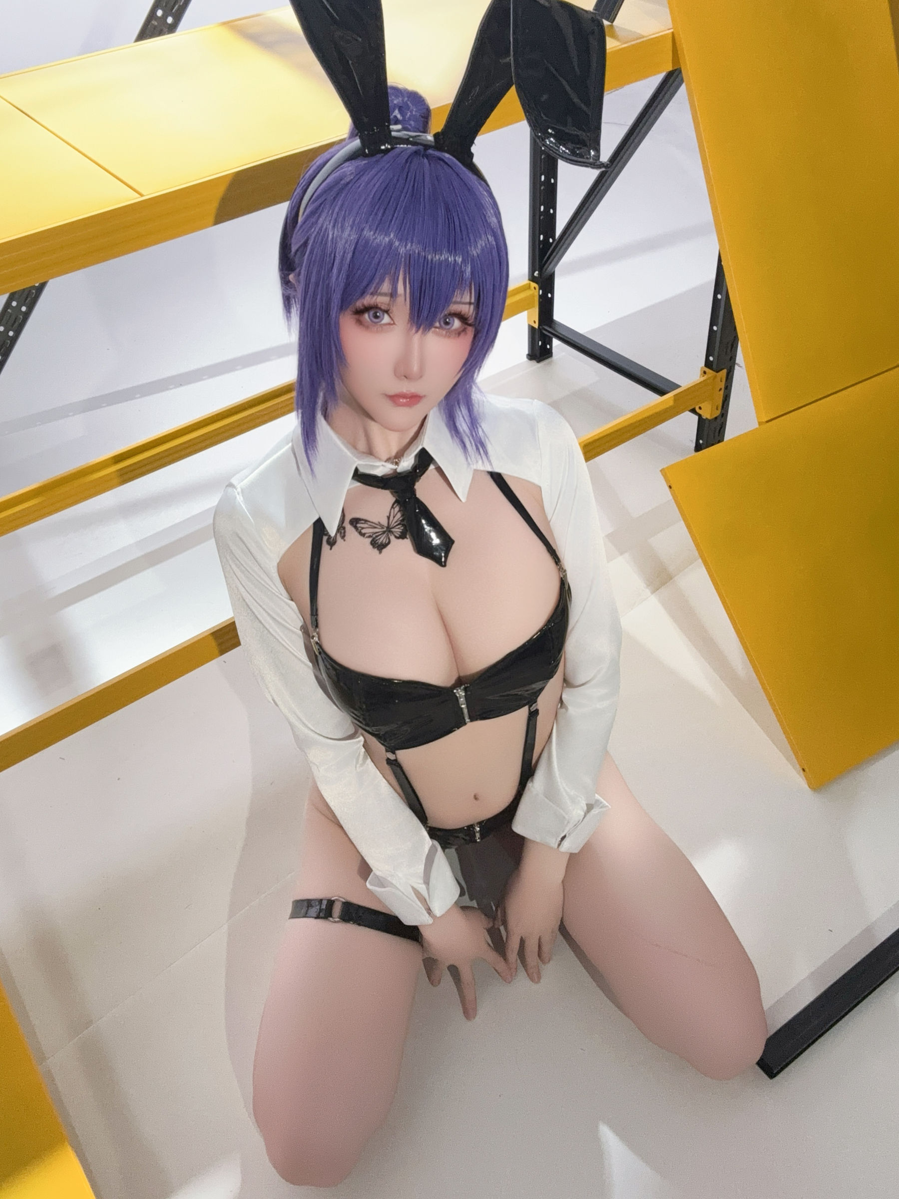 Coser小姐姐 星之迟迟 - 画师同人 尤娜兔女郎/(28P)