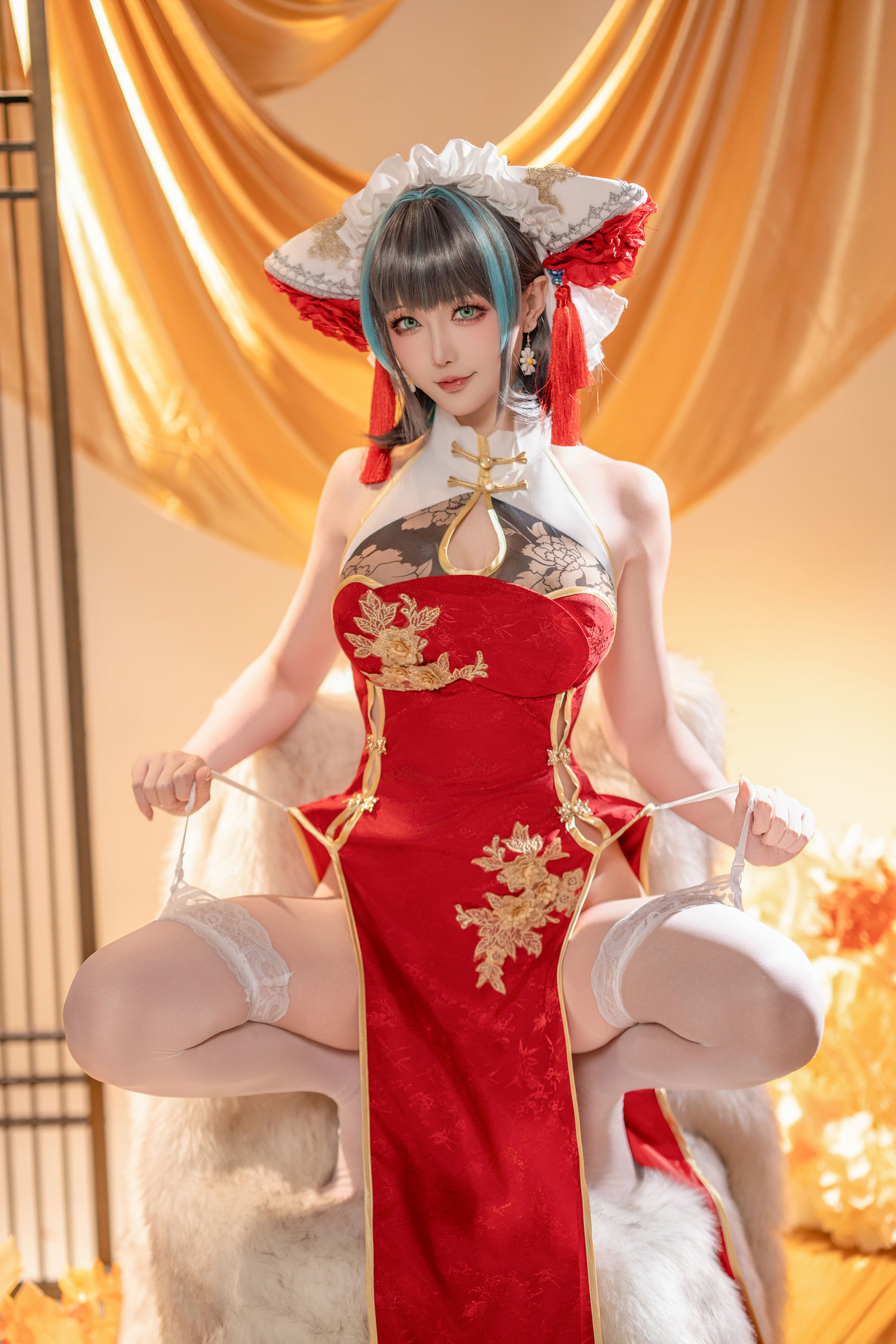 Coser小姐姐 星之迟迟 - 碧蓝航线 柴郡/(23P)