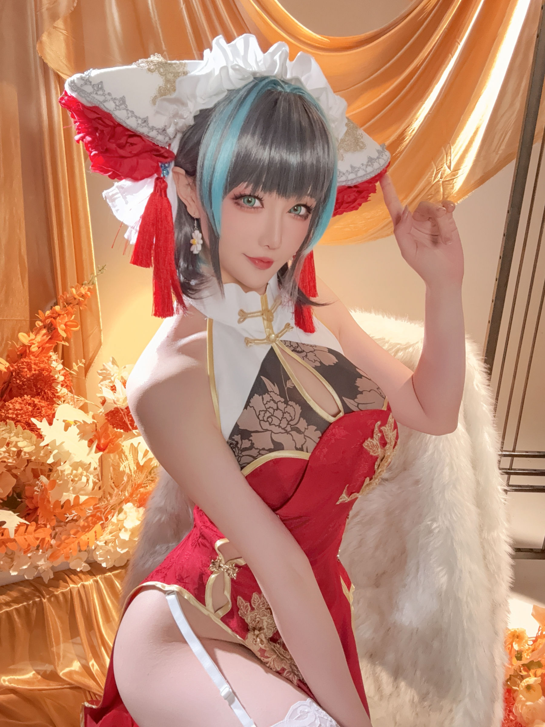 Coser小姐姐 星之迟迟 - 碧蓝航线 柴郡/(23P)