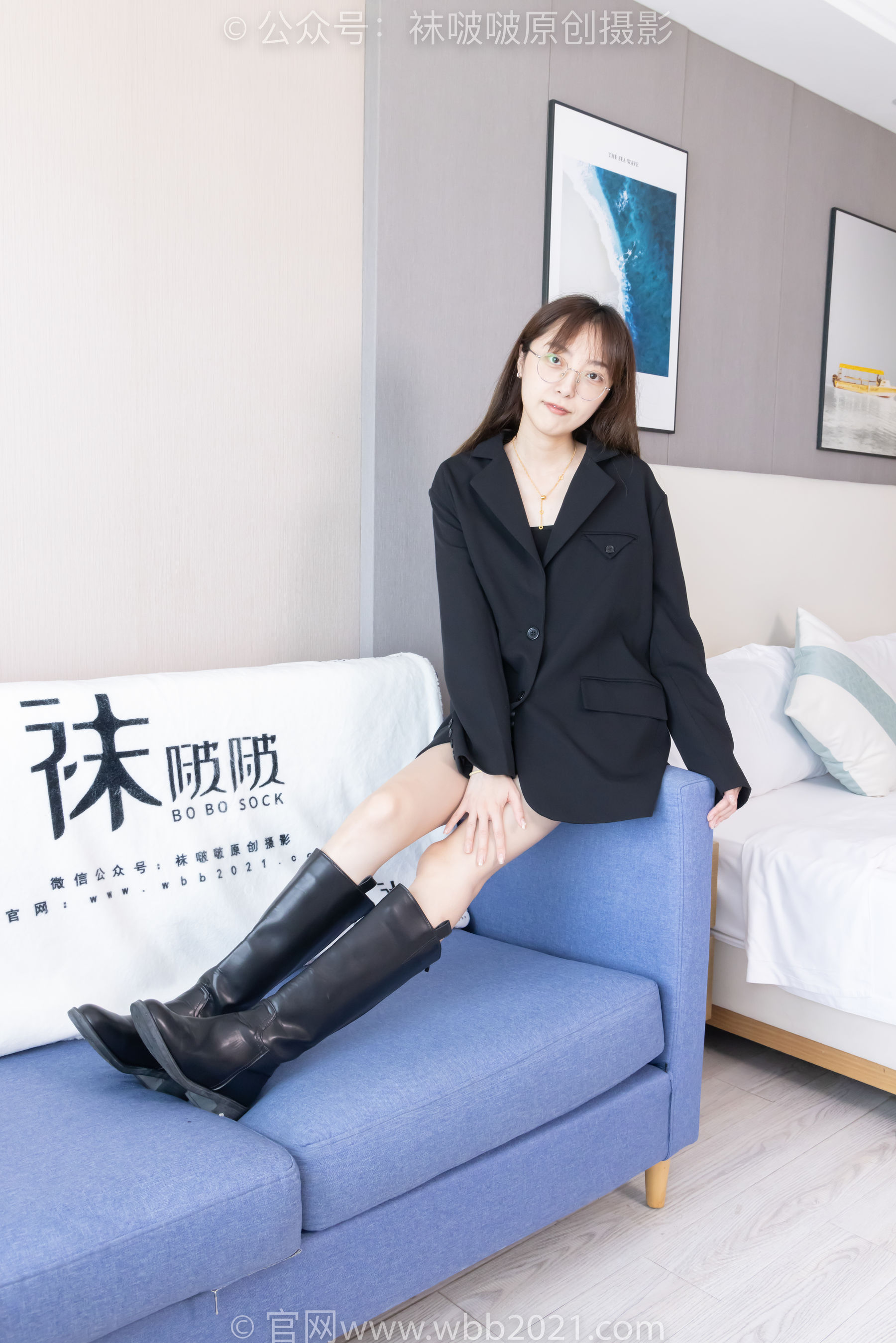 BoBoSocks袜啵啵 No.486 稚予 - 长靴、黑网袜、裸足、裸足踩奶油蛋糕 踩完蛋糕泡脚剧情/(149P)