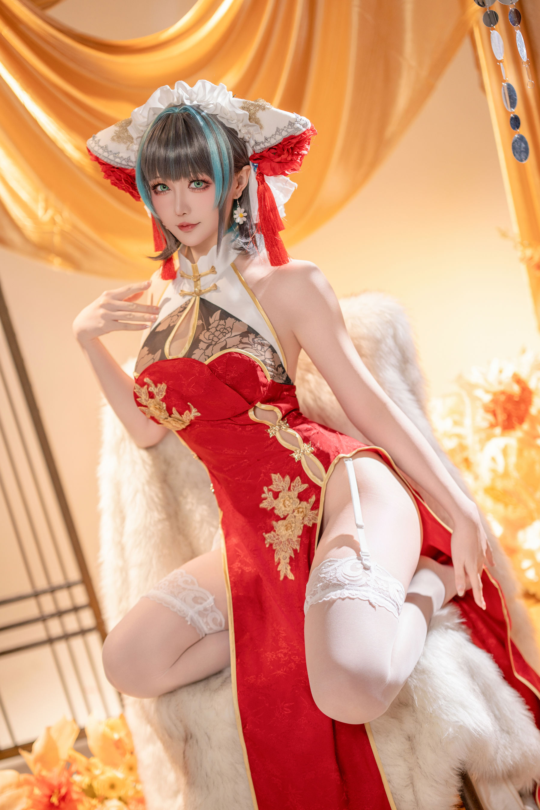 Coser小姐姐 星之迟迟 - 碧蓝航线 柴郡/(23P)
