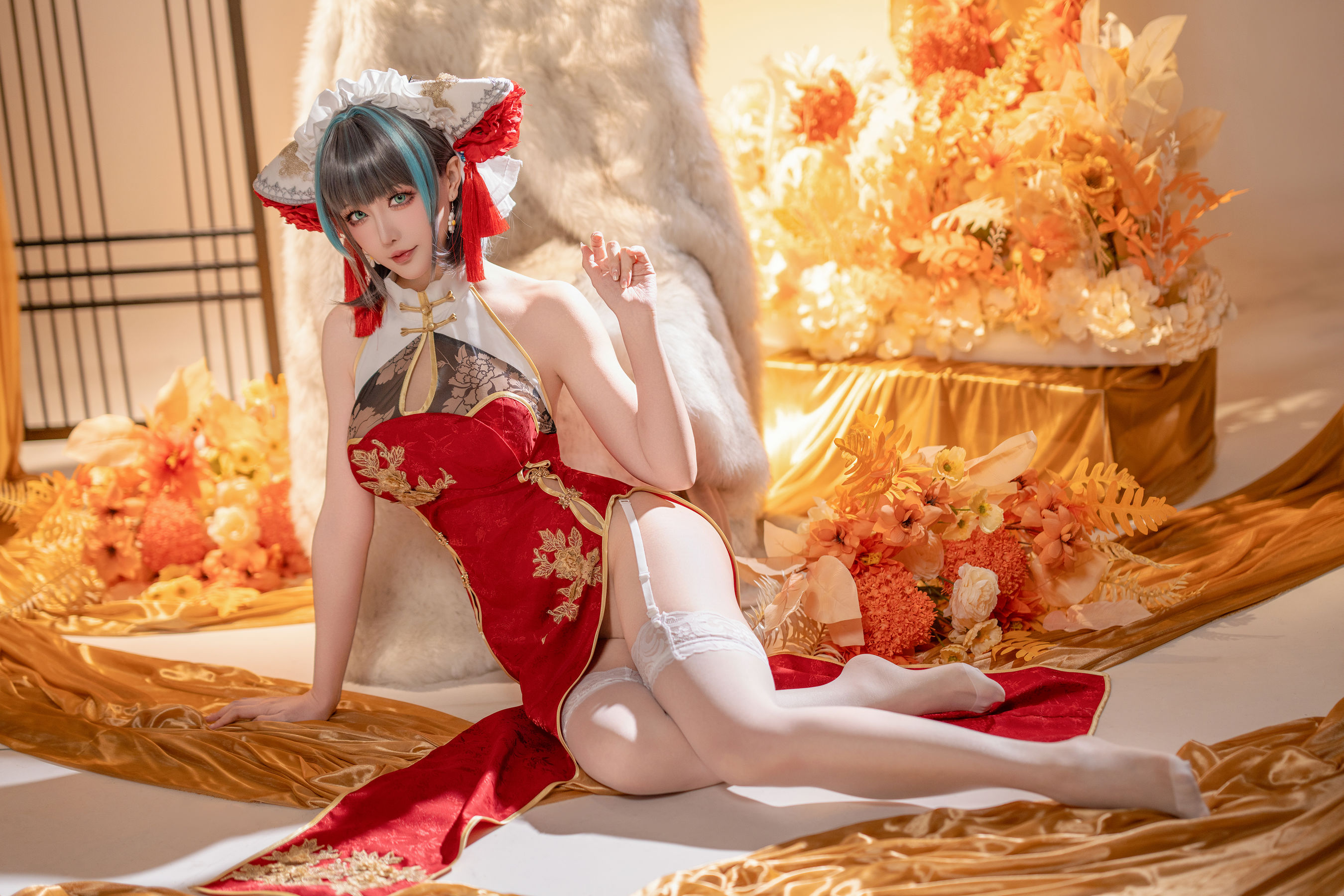 Coser小姐姐 星之迟迟 - 碧蓝航线 柴郡/(23P)