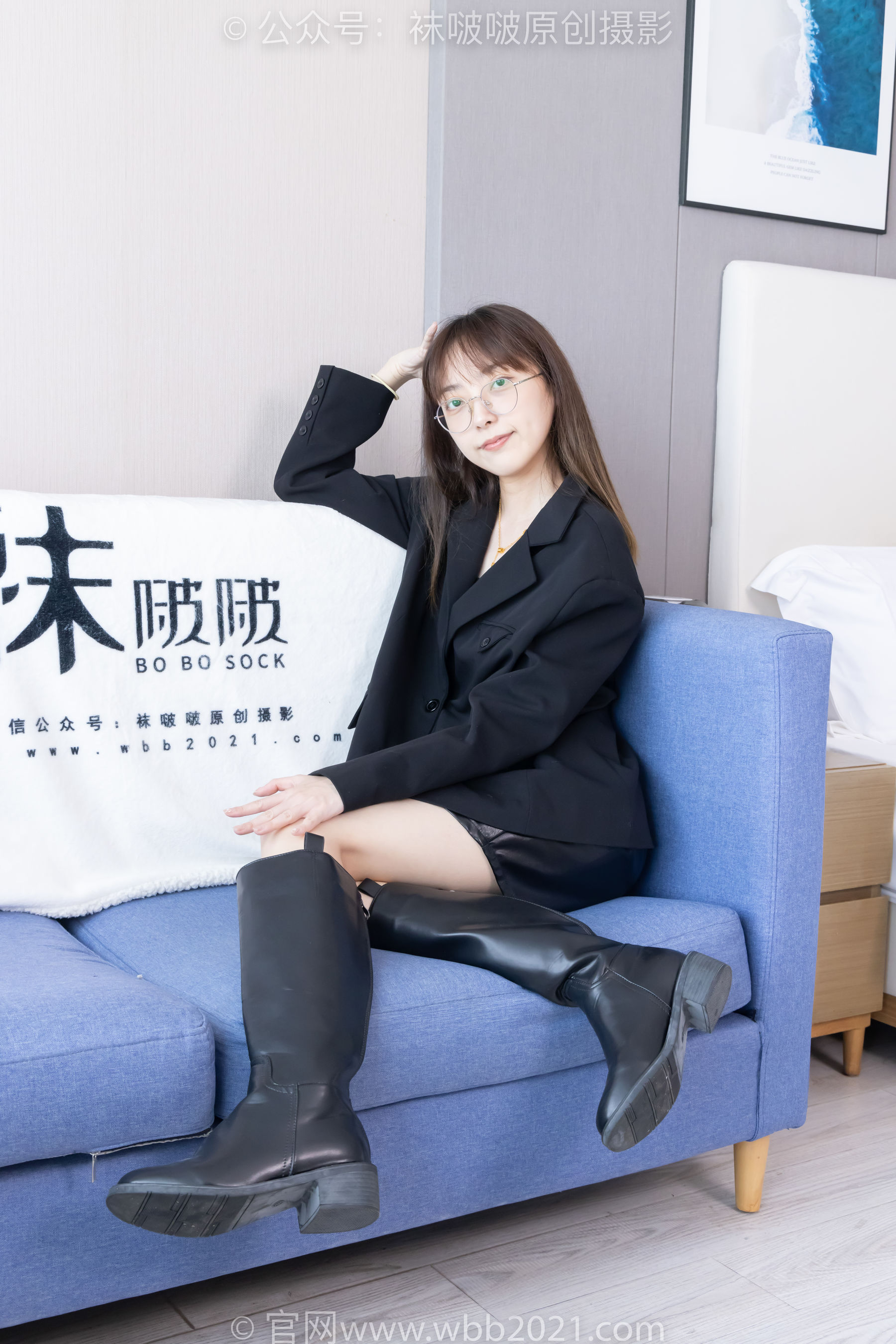 BoBoSocks袜啵啵 No.486 稚予 - 长靴、黑网袜、裸足、裸足踩奶油蛋糕 踩完蛋糕泡脚剧情/(149P)