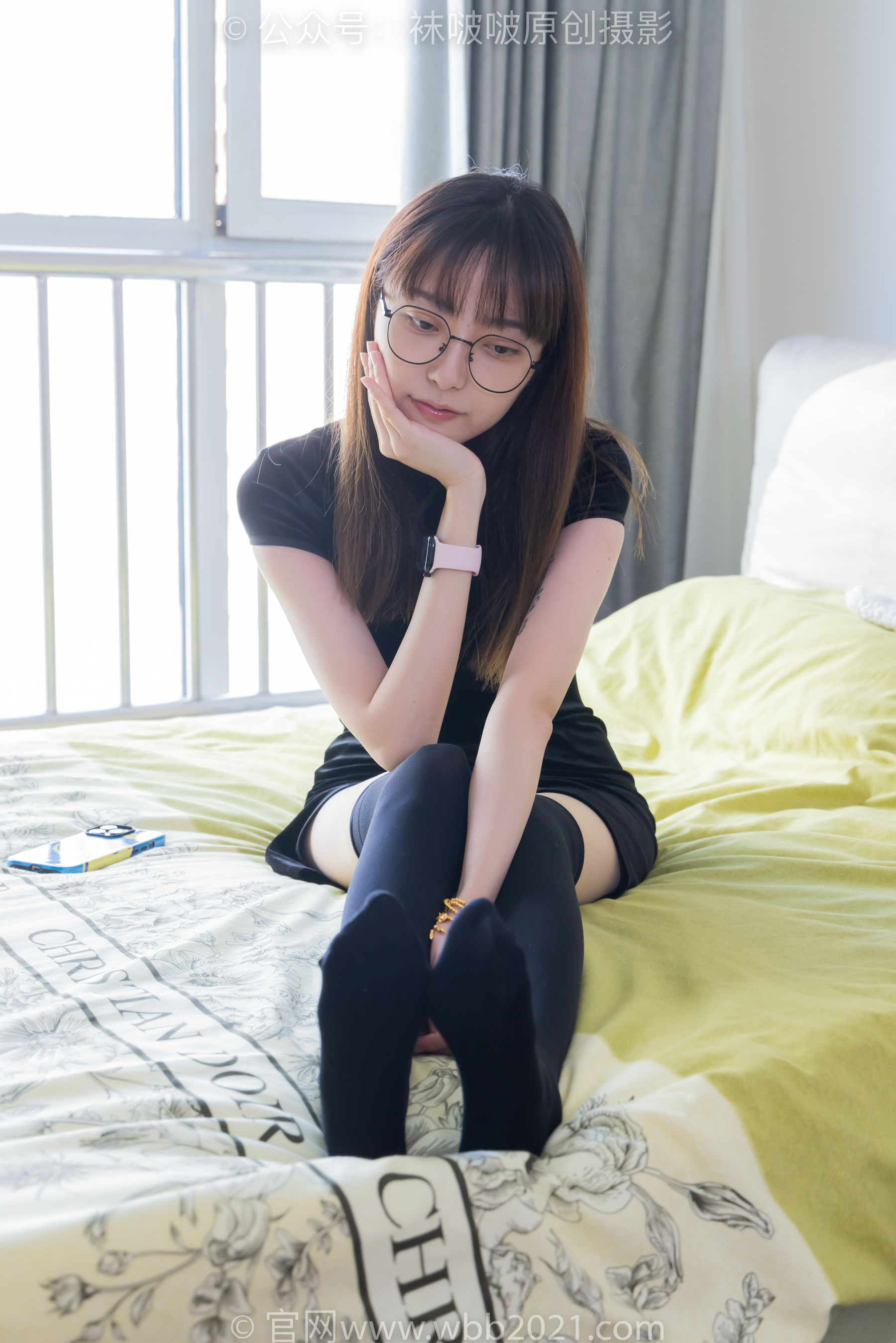BoBoSocks袜啵啵 No.482 稚予 - 高跟鞋、厚黑丝大腿袜、肉丝、旗袍/(140P)