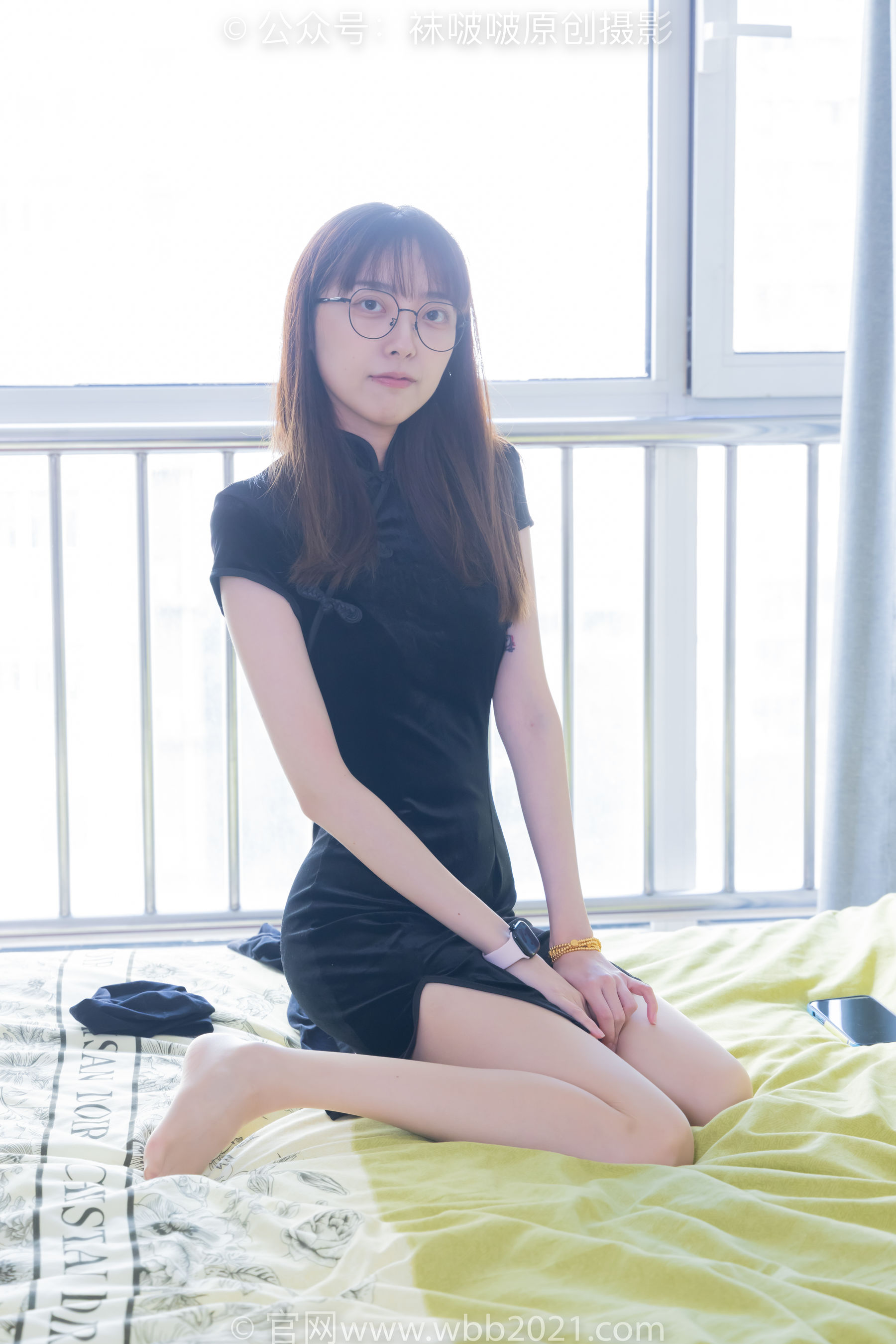 BoBoSocks袜啵啵 No.482 稚予 - 高跟鞋、厚黑丝大腿袜、肉丝、旗袍/(140P)