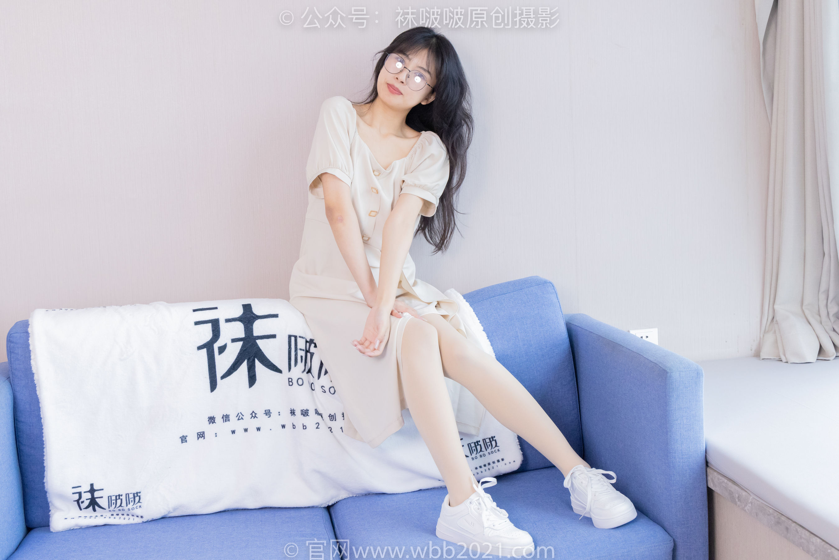 BoBoSocks袜啵啵 No.483 奶油 - 板鞋、白船袜厚肉丝叠穿、厚肉丝、瑜伽动作、船袜和丝袜分别踩葡萄剧情/(170P)