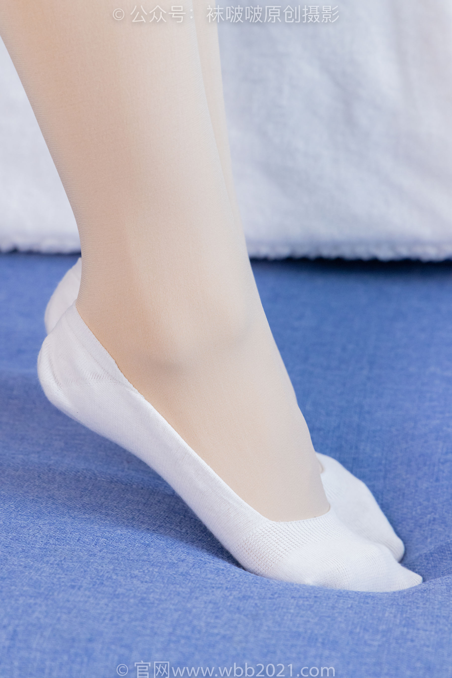 BoBoSocks袜啵啵 No.483 奶油 - 板鞋、白船袜厚肉丝叠穿、厚肉丝、瑜伽动作、船袜和丝袜分别踩葡萄剧情/(170P)