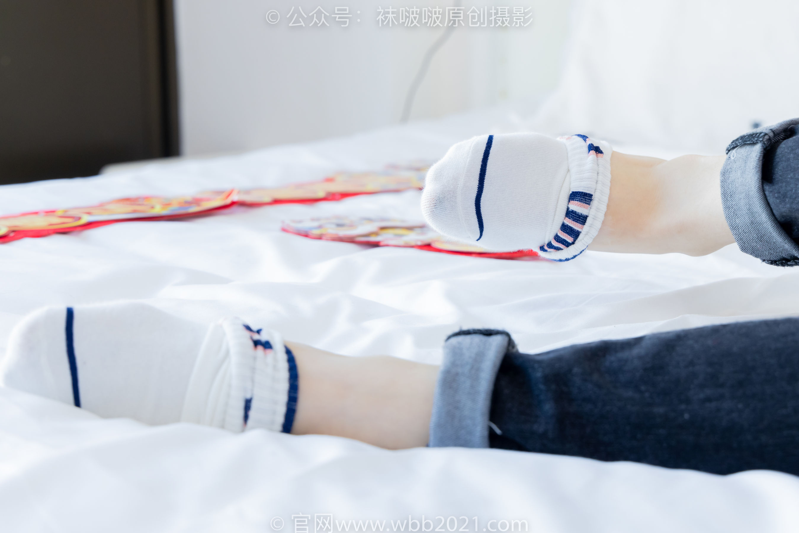 BoBoSocks袜啵啵 No.481 糯米 - 板鞋、白棉袜、裸足、对联迎新春，半脱袜子剧情/(150P)
