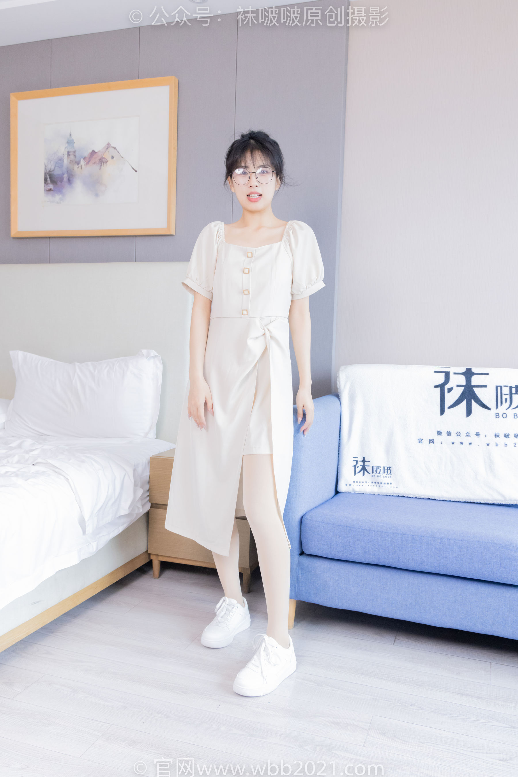 BoBoSocks袜啵啵 No.483 奶油 - 板鞋、白船袜厚肉丝叠穿、厚肉丝、瑜伽动作、船袜和丝袜分别踩葡萄剧情/(170P)