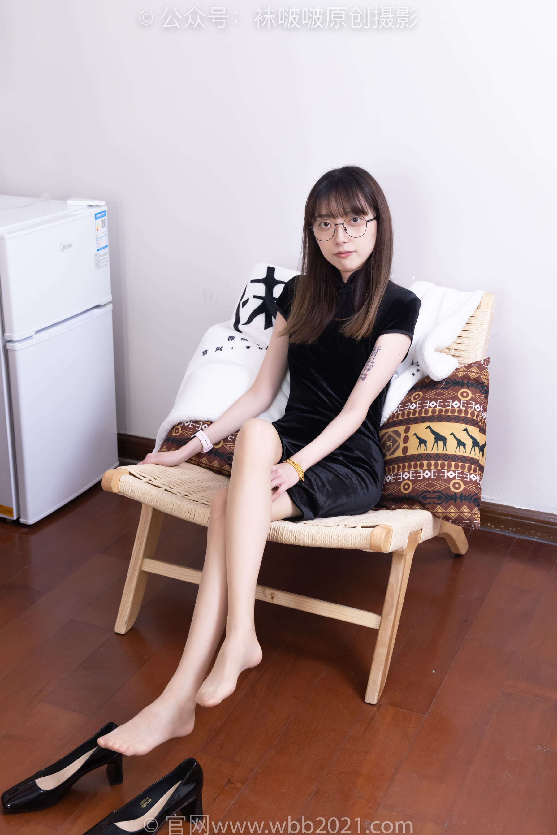 BoBoSocks袜啵啵 No.482 稚予 - 高跟鞋、厚黑丝大腿袜、肉丝、旗袍/(140P)