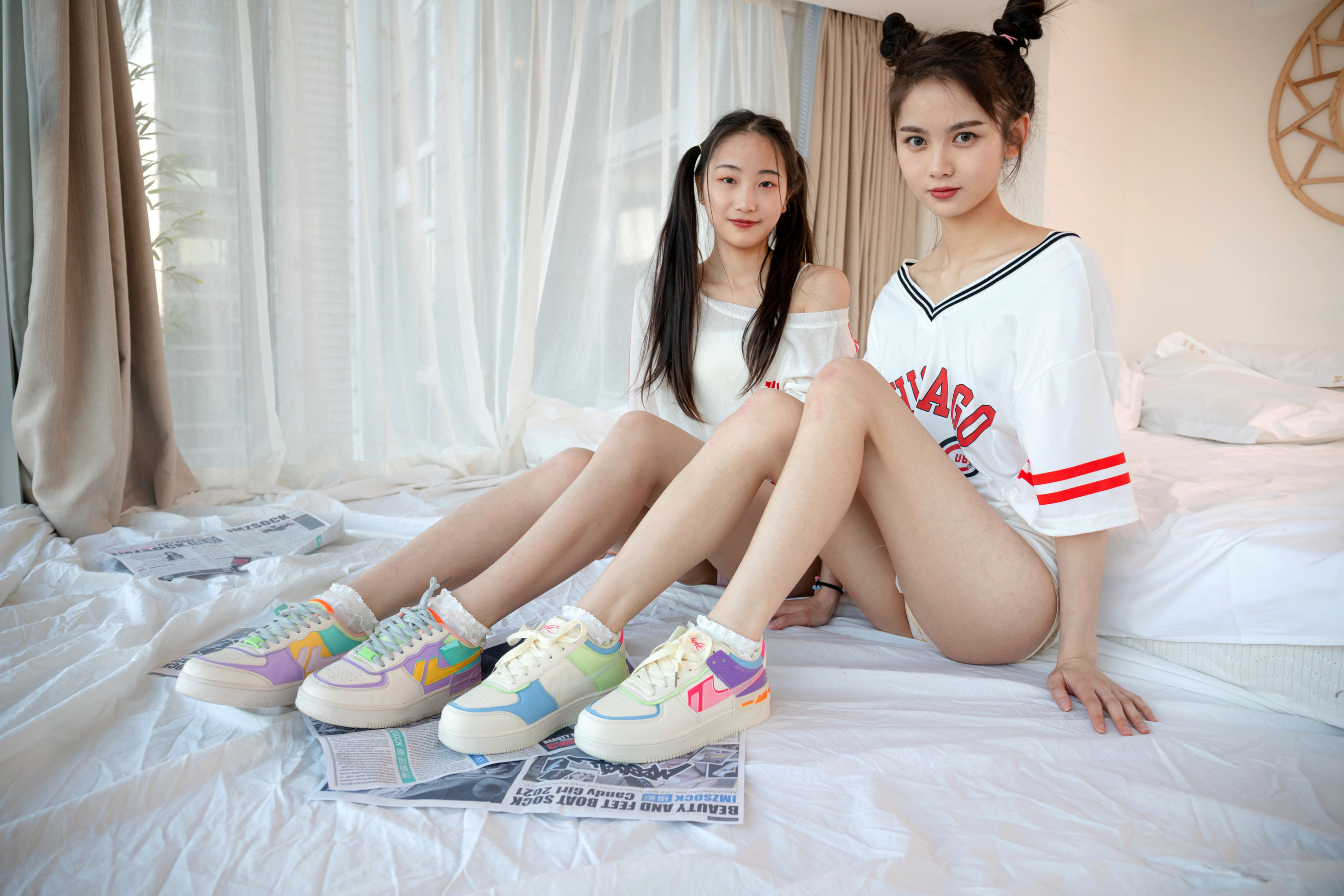 [MZSOCK]爱美足 No.166 雨沫&君君/(130P)