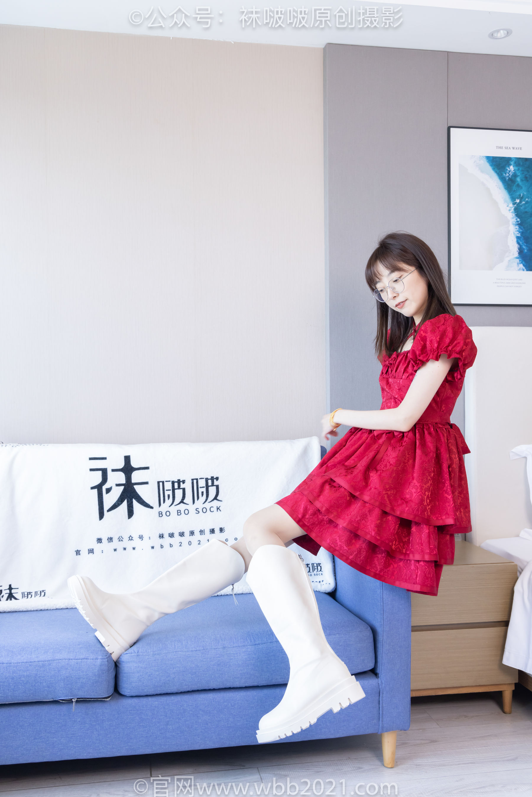 BoBoSocks袜啵啵 No.496 稚予 长靴、短靴、薄肉丝/(160P)