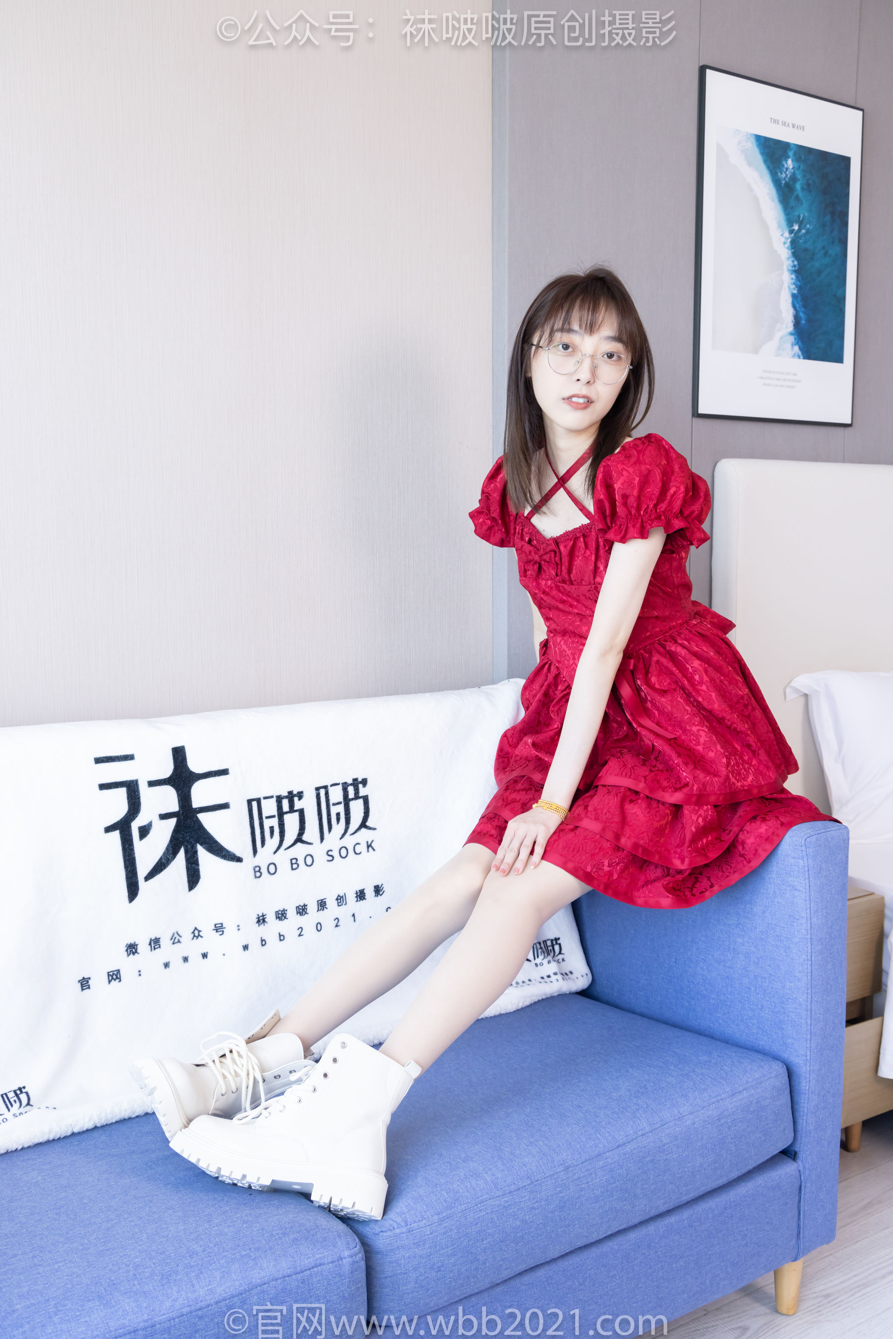 BoBoSocks袜啵啵 No.496 稚予 长靴、短靴、薄肉丝/(160P)