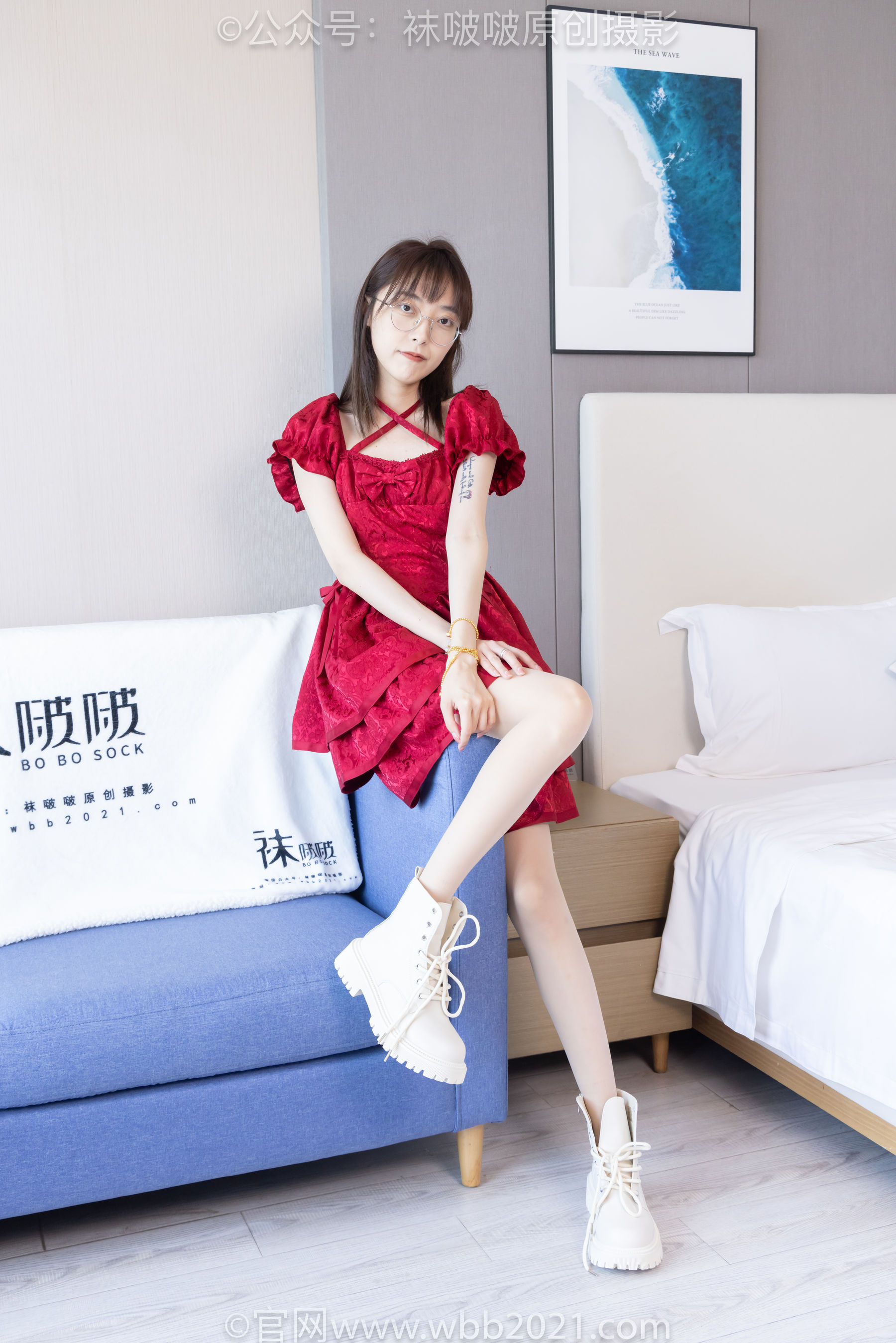 BoBoSocks袜啵啵 No.496 稚予 长靴、短靴、薄肉丝/(160P)