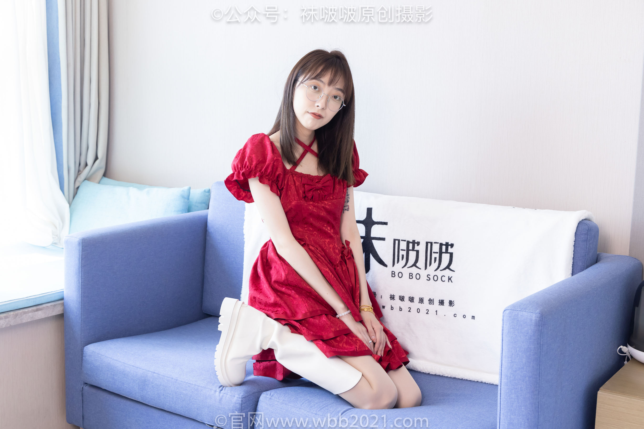 BoBoSocks袜啵啵 No.496 稚予 长靴、短靴、薄肉丝/(160P)