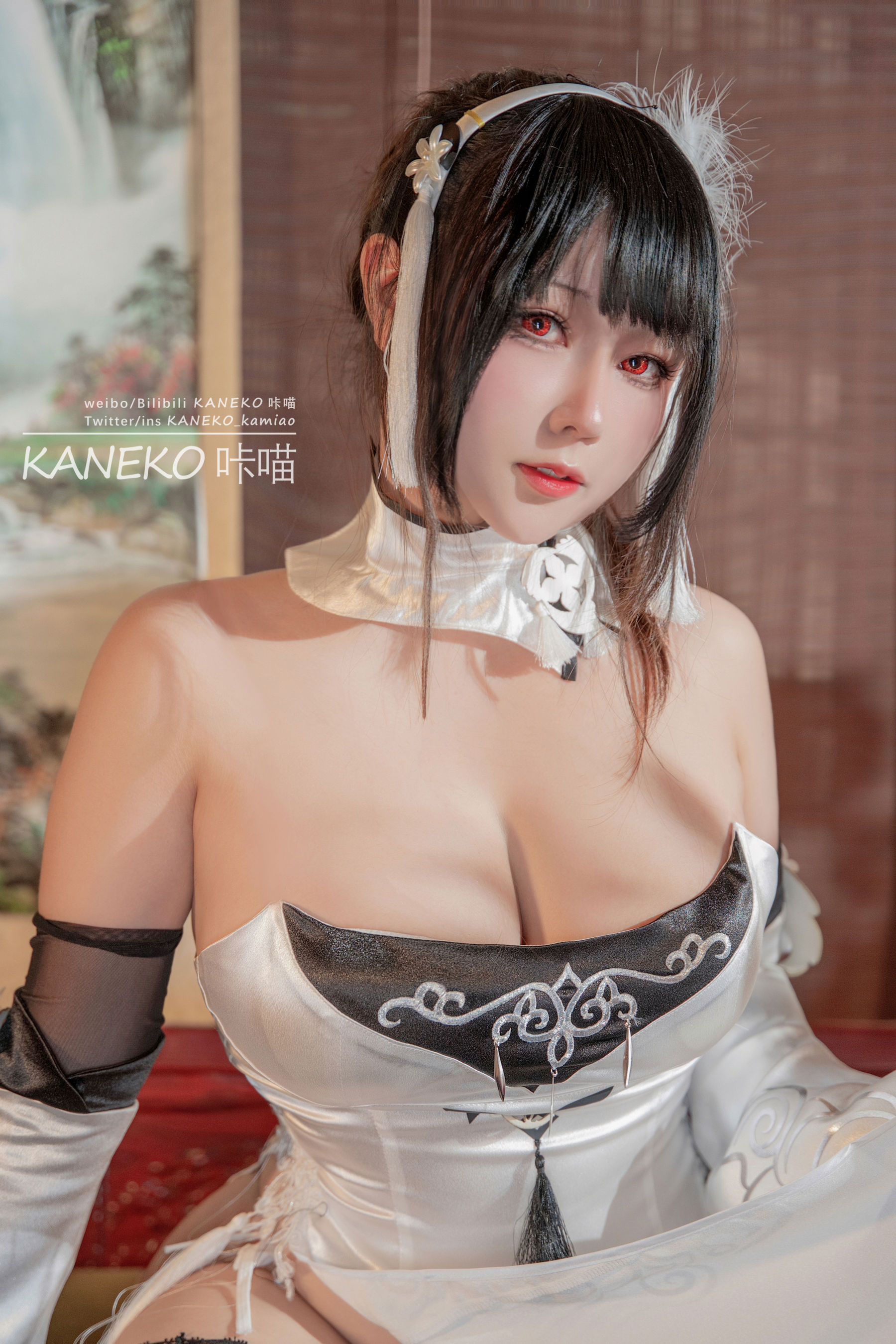 KANEKO_咔喵 - 碧蓝航线 镇海 白旗袍/(29P)