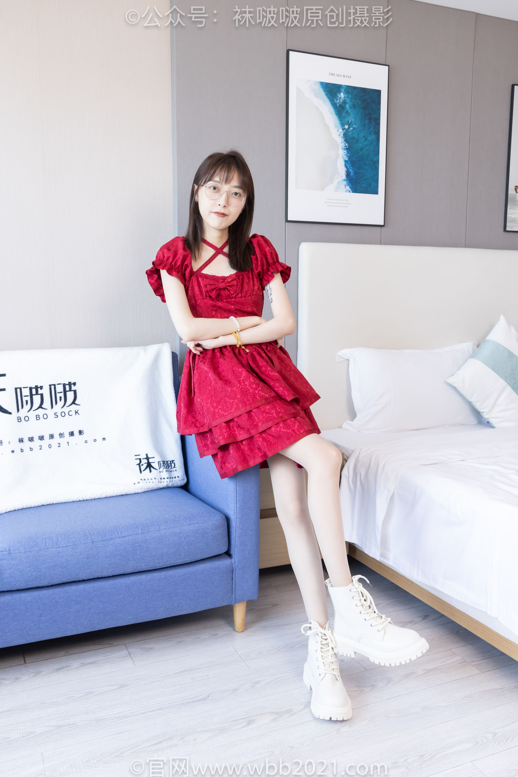 BoBoSocks袜啵啵 No.496 稚予 长靴、短靴、薄肉丝/(160P)