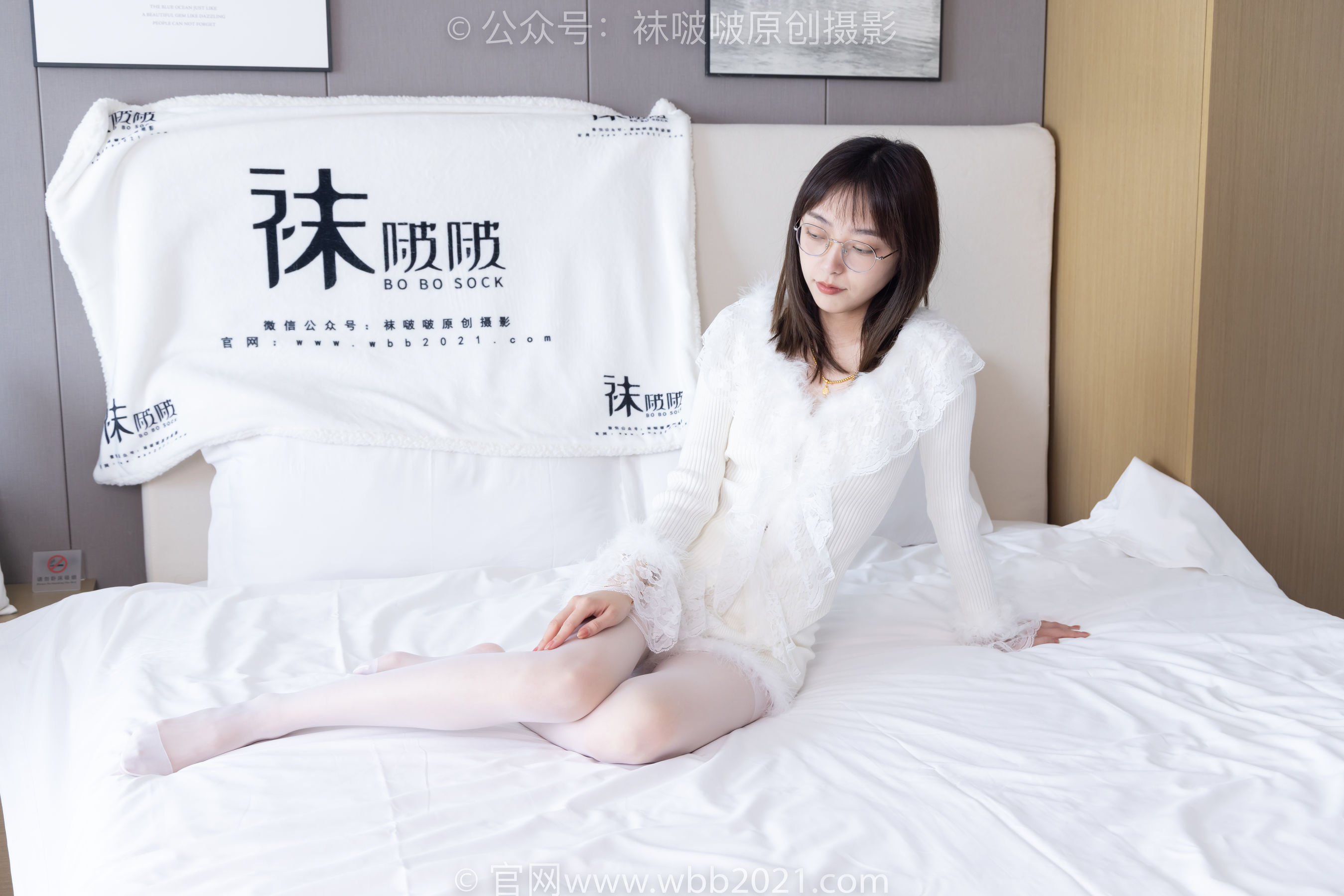 BoBoSocks袜啵啵 No.490 稚予 皮鞋、薄白丝/(161P)