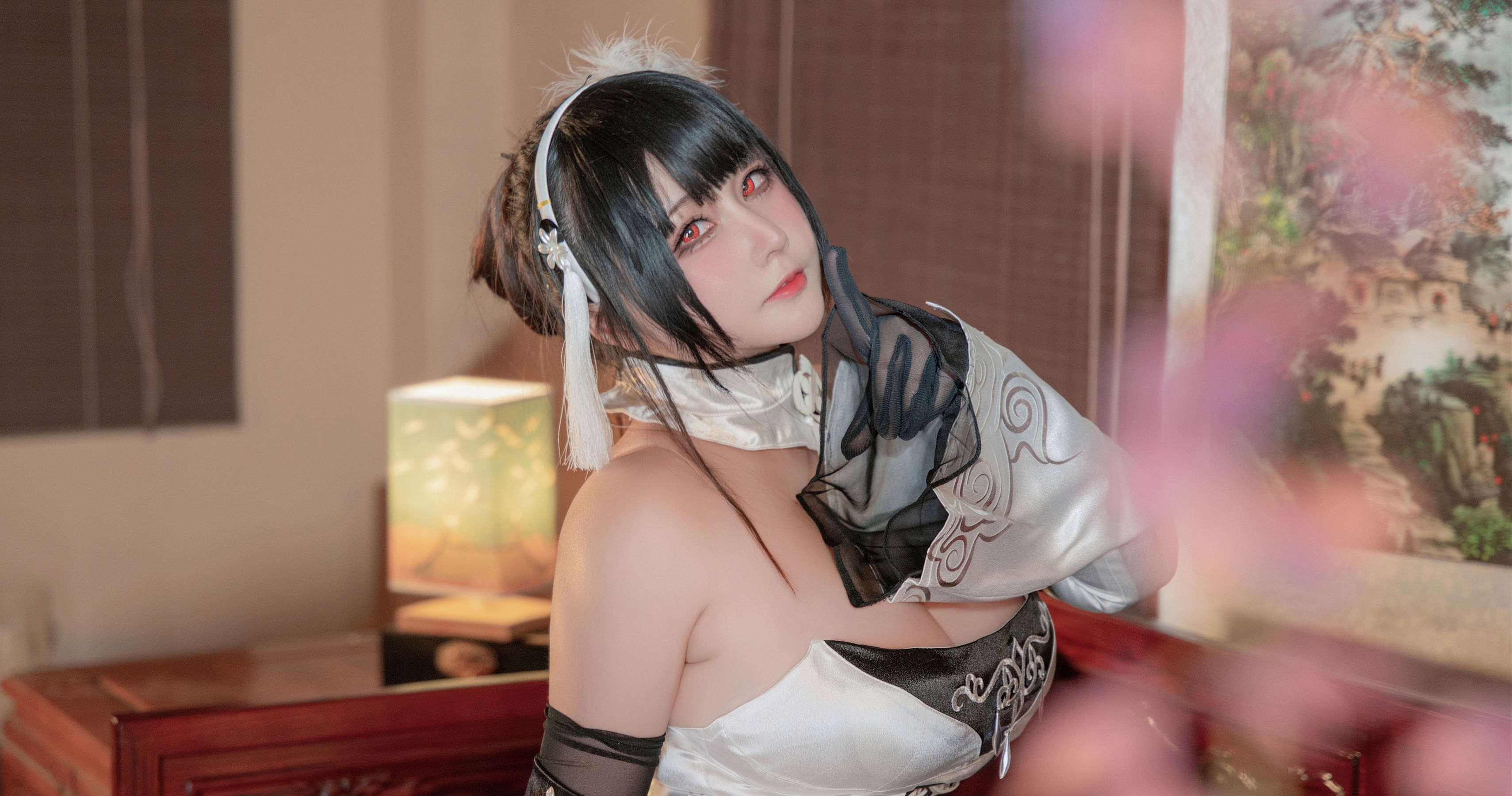 KANEKO_咔喵 - 碧蓝航线 镇海 白旗袍/(29P)
