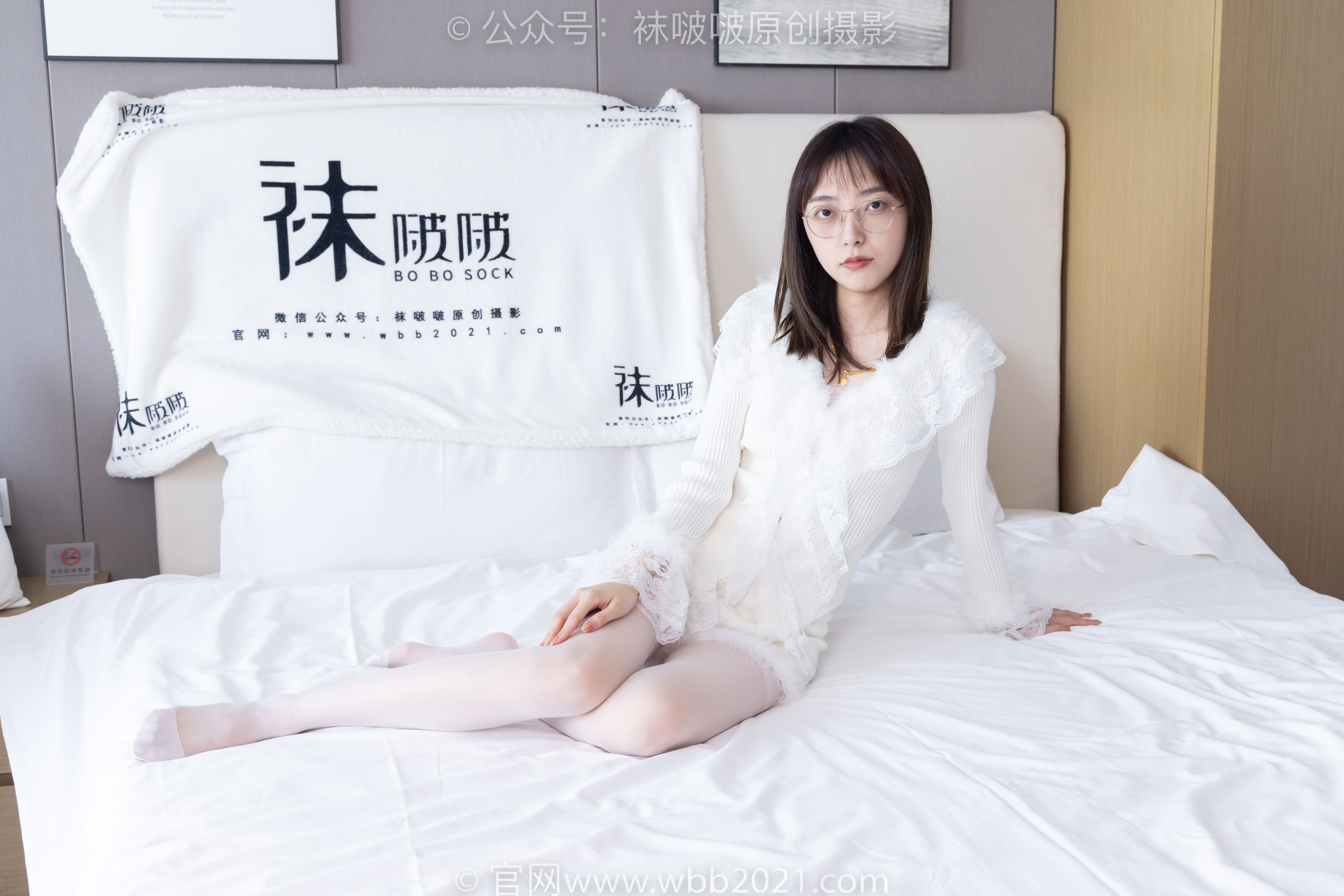 BoBoSocks袜啵啵 No.490 稚予 皮鞋、薄白丝/(161P)