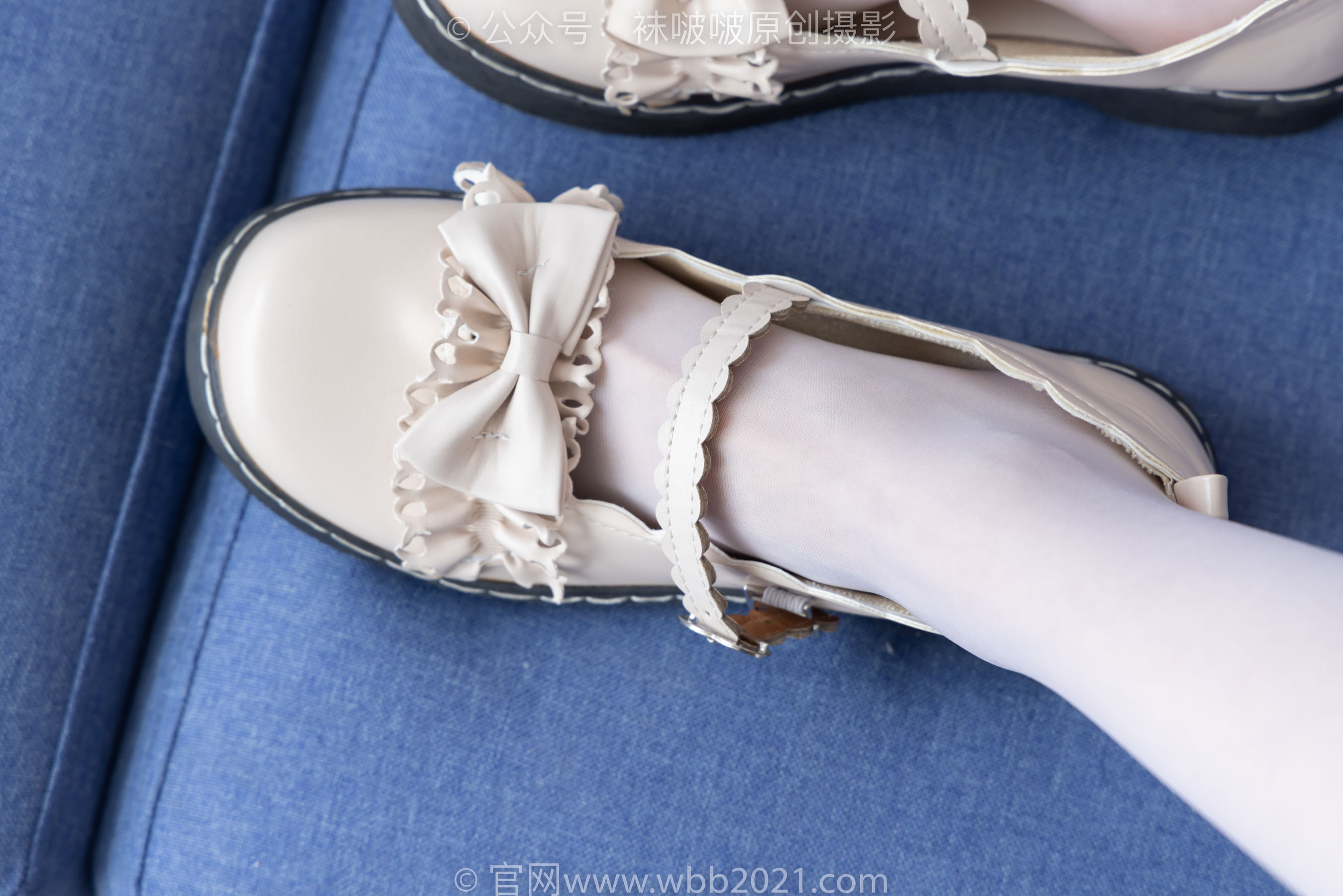 BoBoSocks袜啵啵 No.490 稚予 皮鞋、薄白丝/(161P)