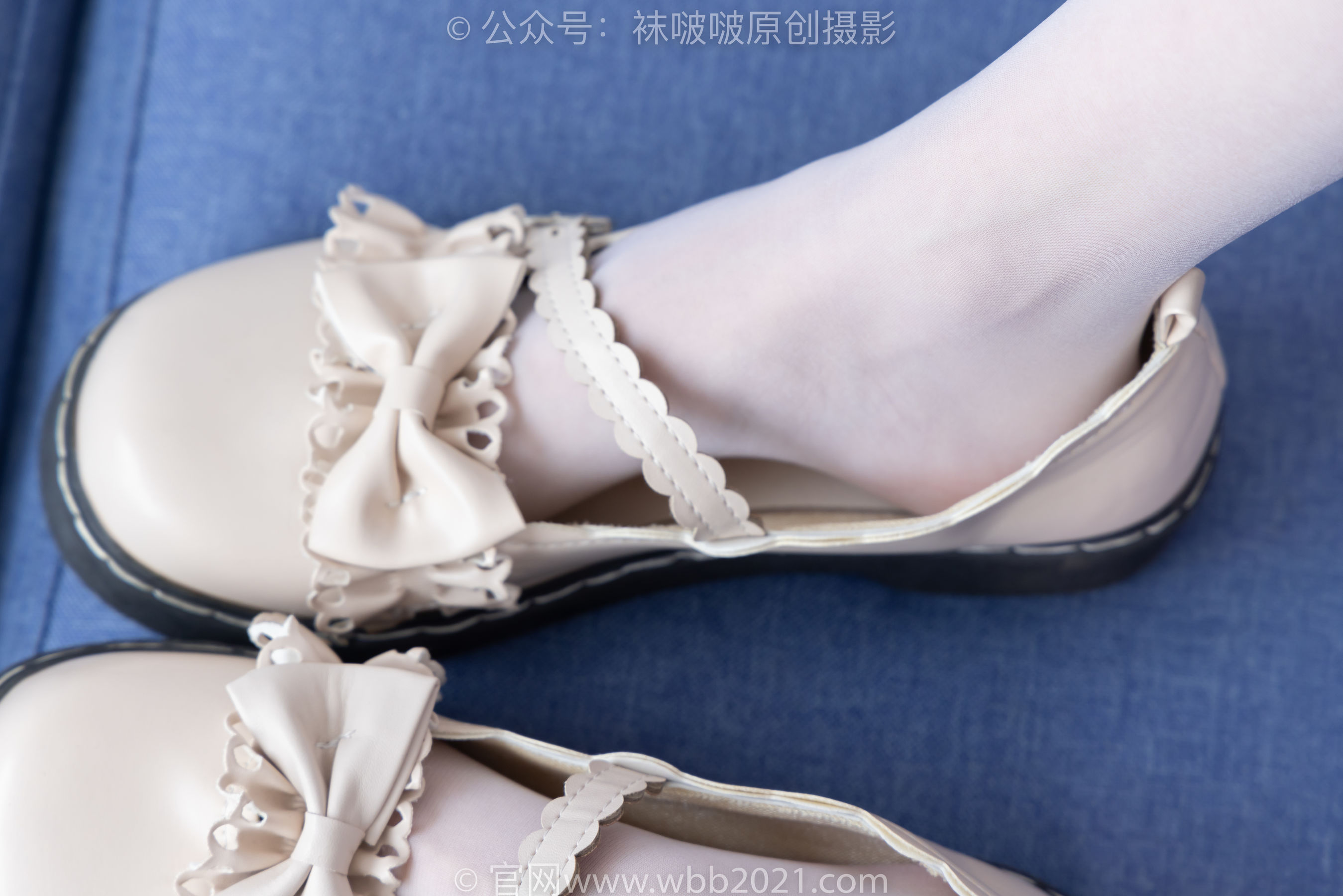 BoBoSocks袜啵啵 No.490 稚予 皮鞋、薄白丝/(161P)