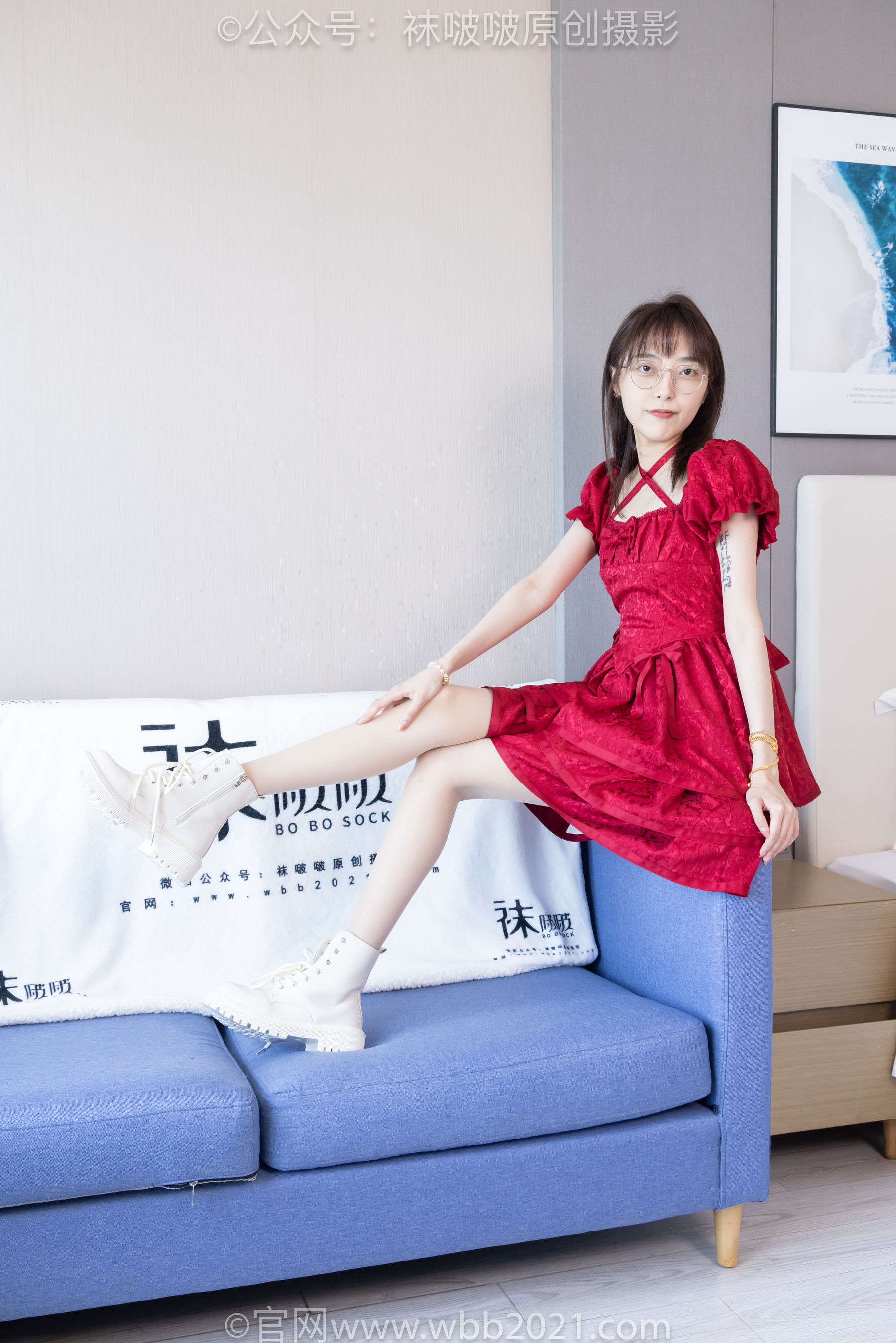 BoBoSocks袜啵啵 No.496 稚予 长靴、短靴、薄肉丝/(160P)