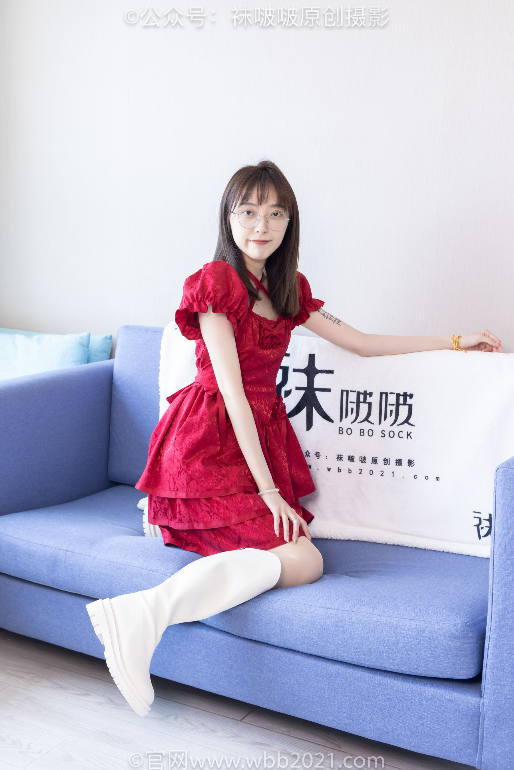 BoBoSocks袜啵啵 No.496 稚予 长靴、短靴、薄肉丝/(160P)