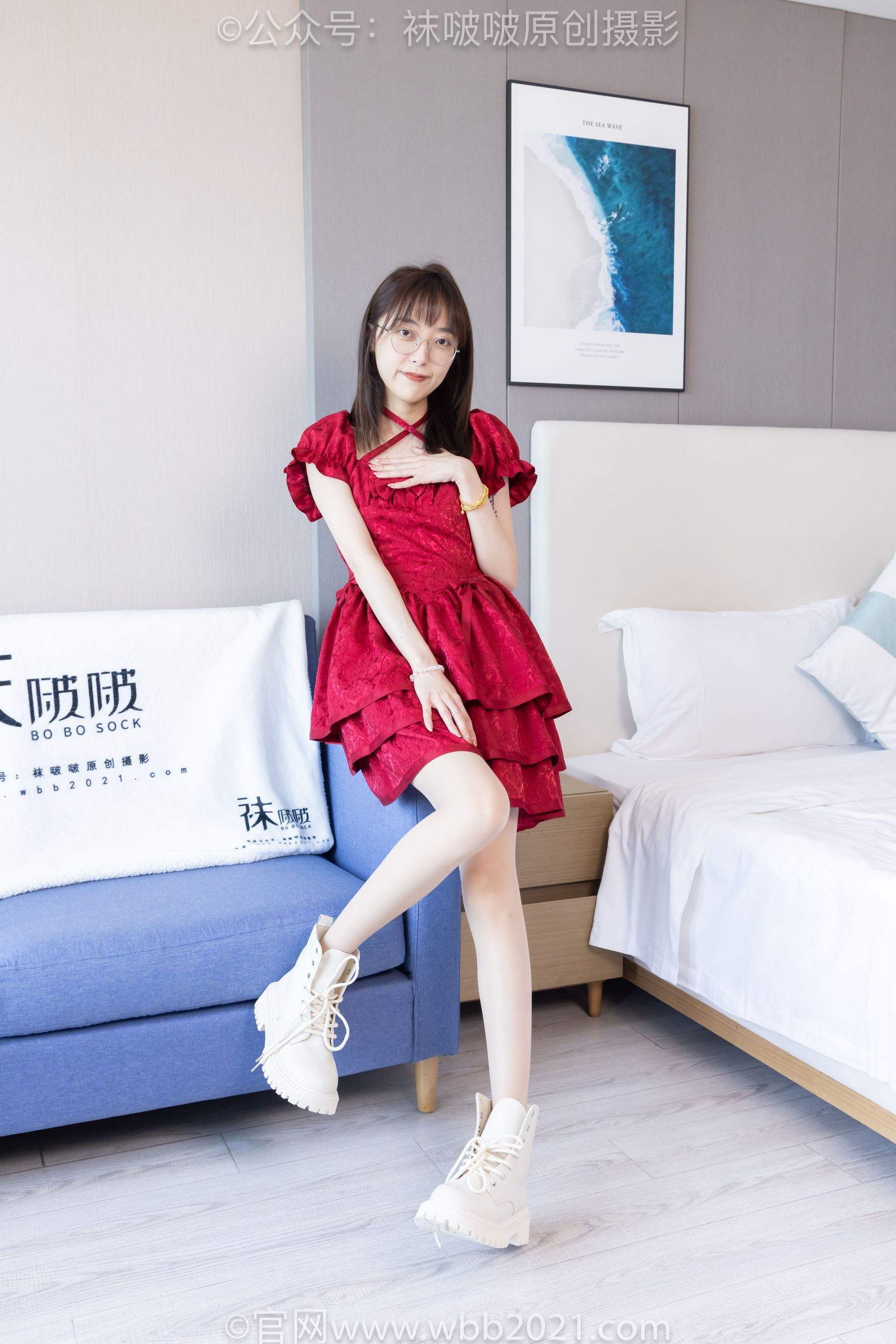 BoBoSocks袜啵啵 No.496 稚予 长靴、短靴、薄肉丝/(160P)