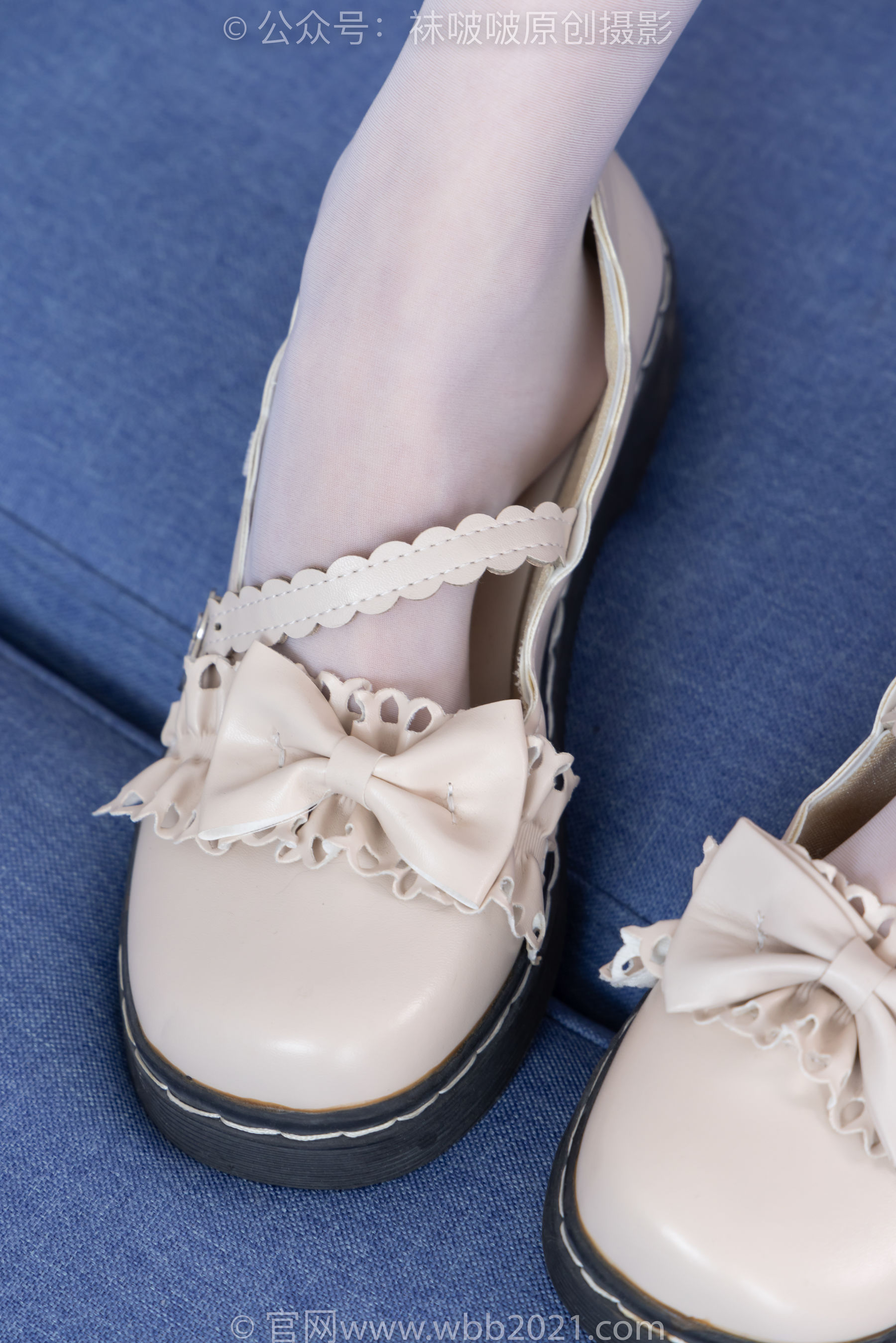 BoBoSocks袜啵啵 No.490 稚予 皮鞋、薄白丝/(161P)