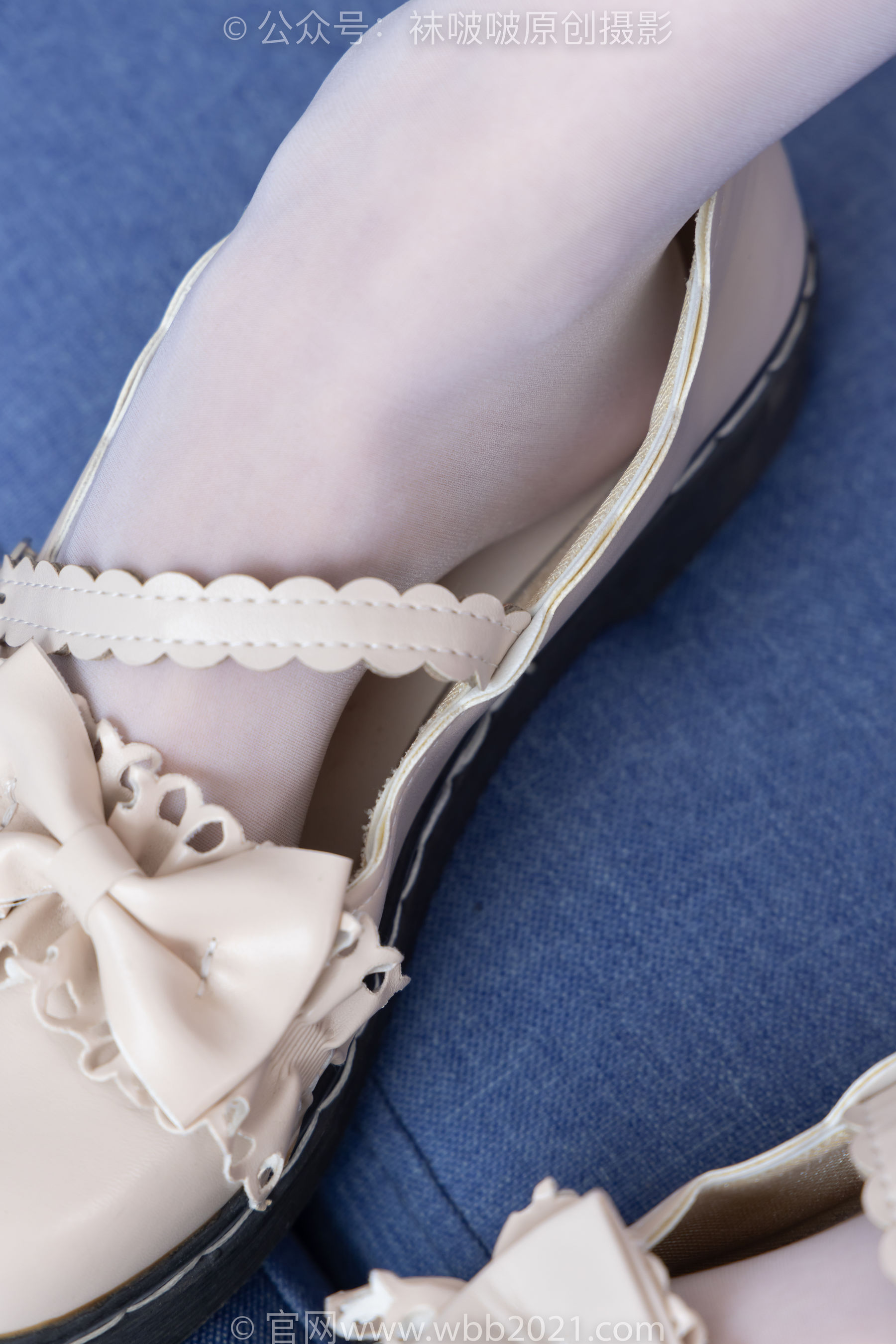 BoBoSocks袜啵啵 No.490 稚予 皮鞋、薄白丝/(161P)