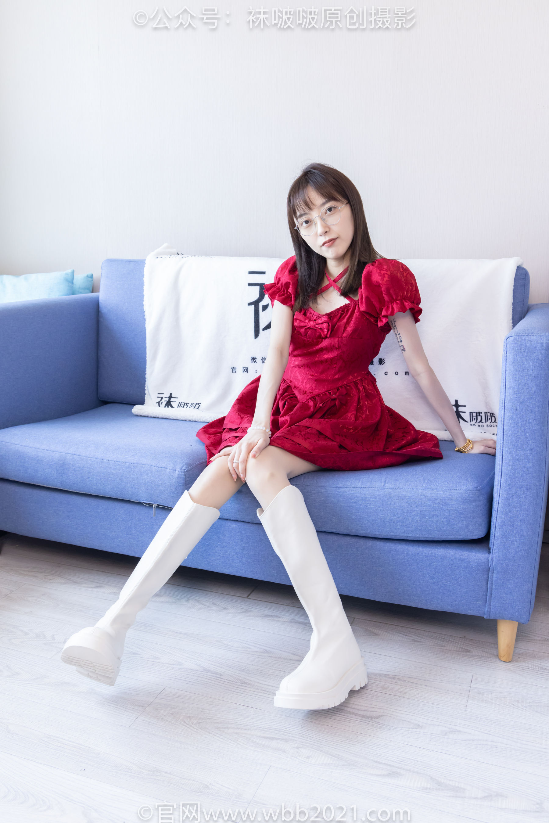 BoBoSocks袜啵啵 No.496 稚予 长靴、短靴、薄肉丝/(160P)